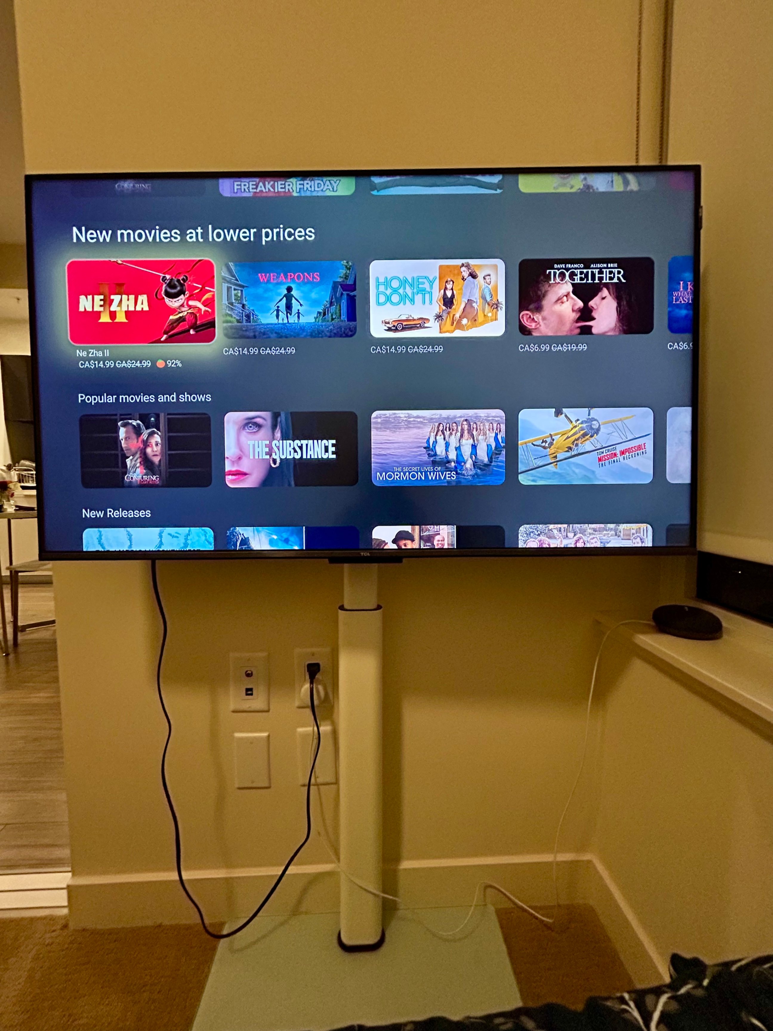 MOVE-OUT SALE - TCL 43″ 4K QLED Smart Google TV