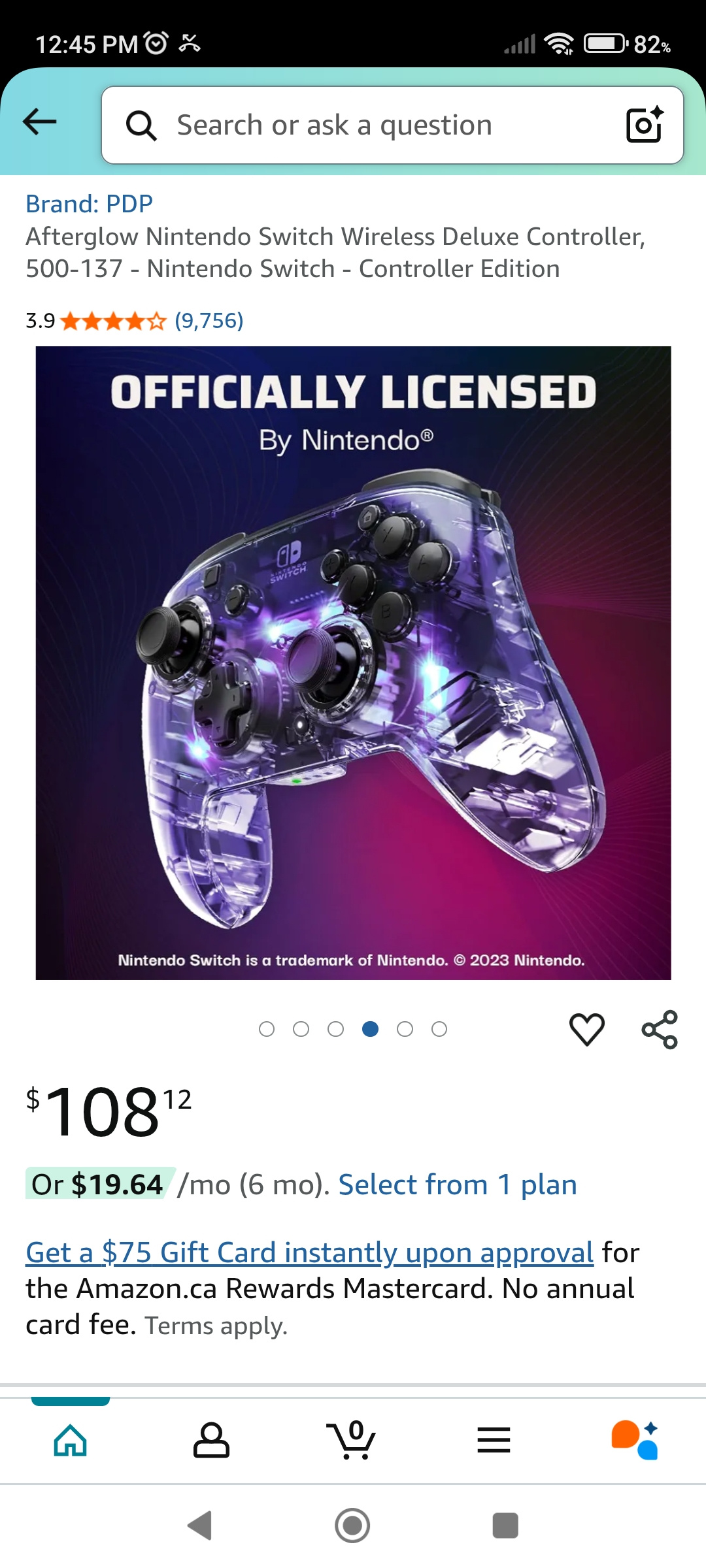 PDP Afterglow Wireless Deluxe Controller for Nintendo Switch - photo 4