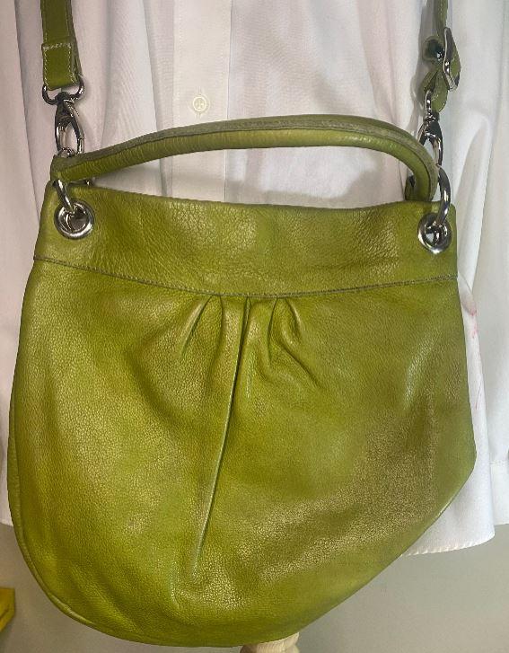 Roots Olivia Green Crossbody Purse