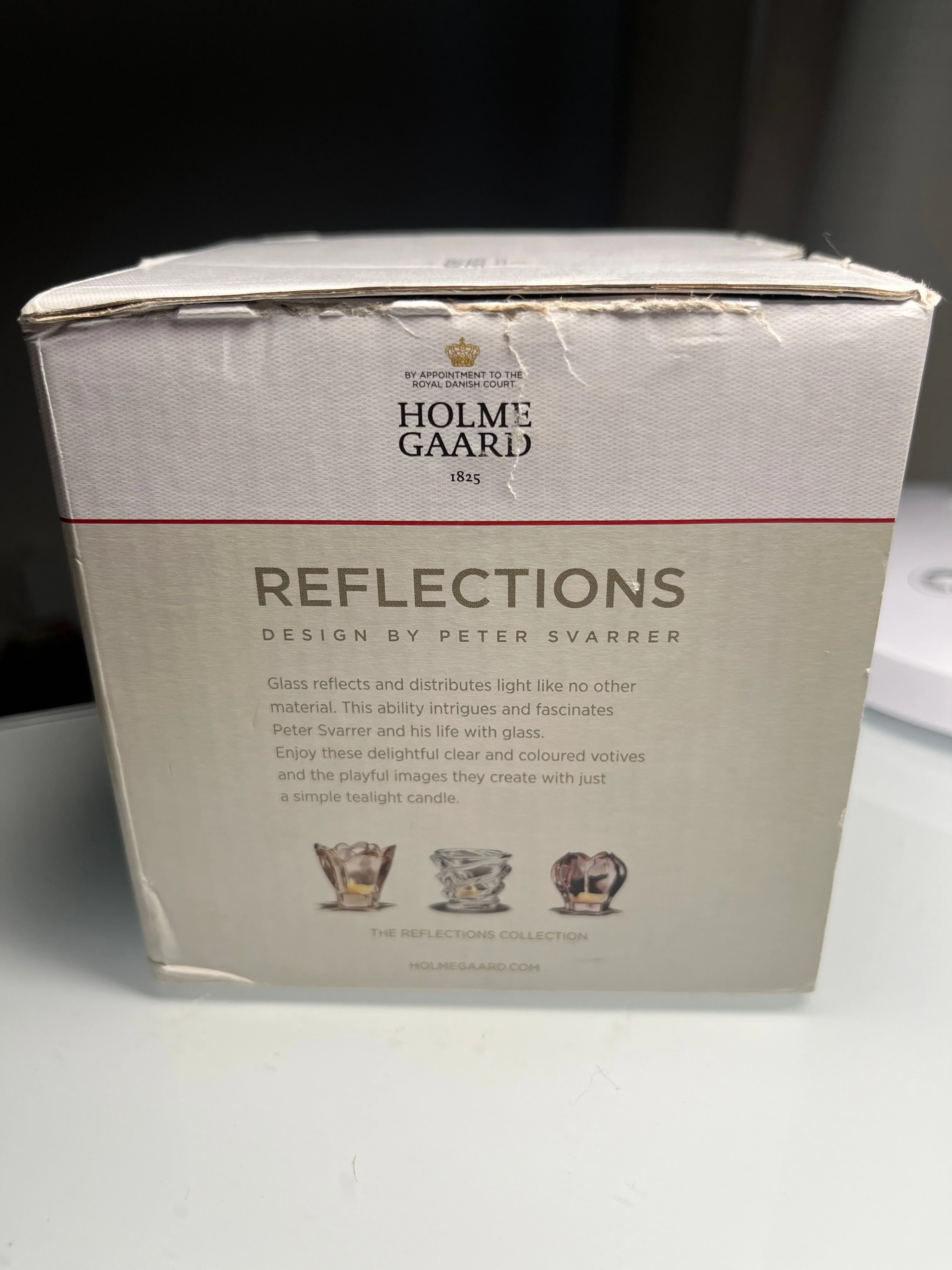 Homegaard Reflections Sunrise Candle Holder - Rose Colour image indicator(7)