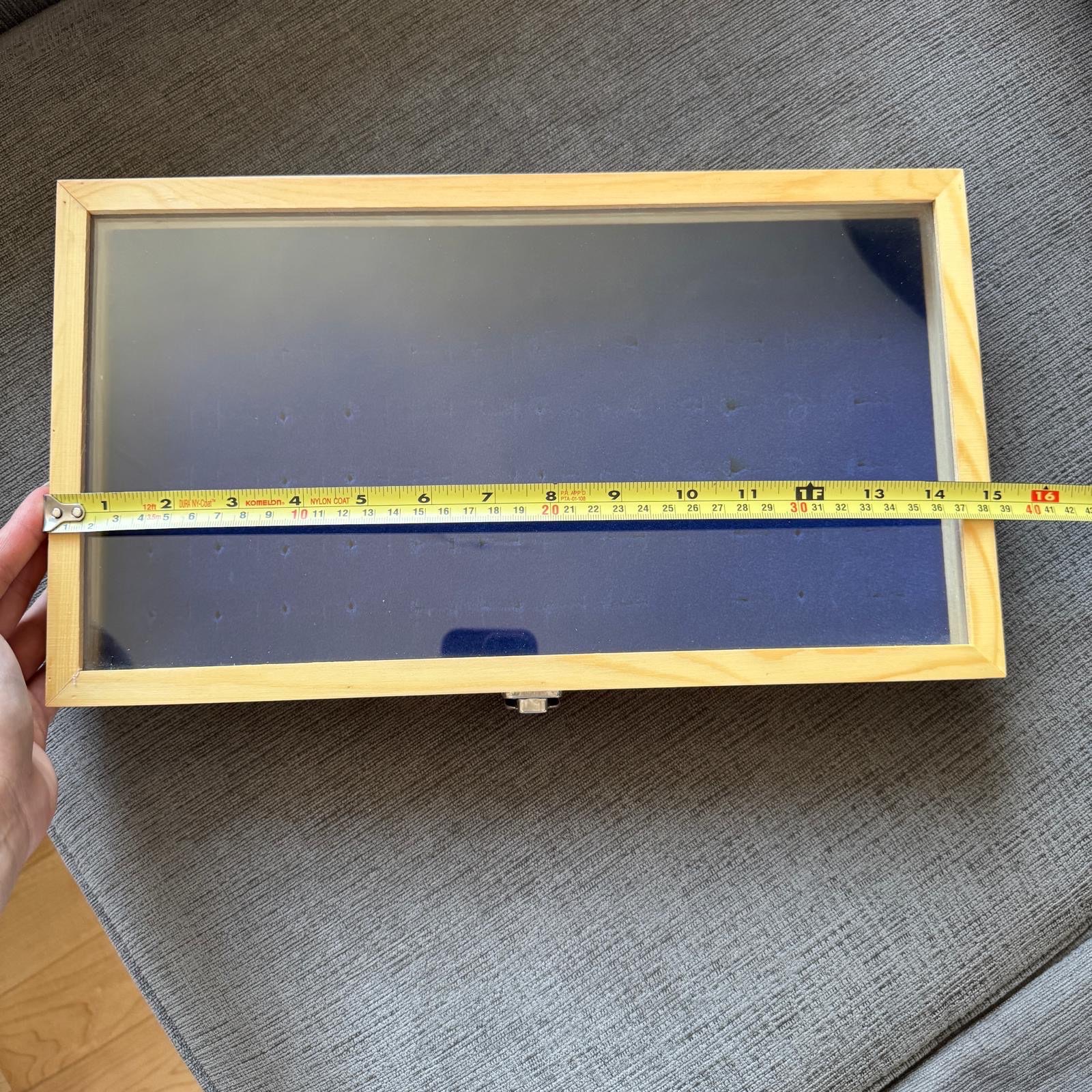 2 wooden 144 (2x72) rings display case - photo 5