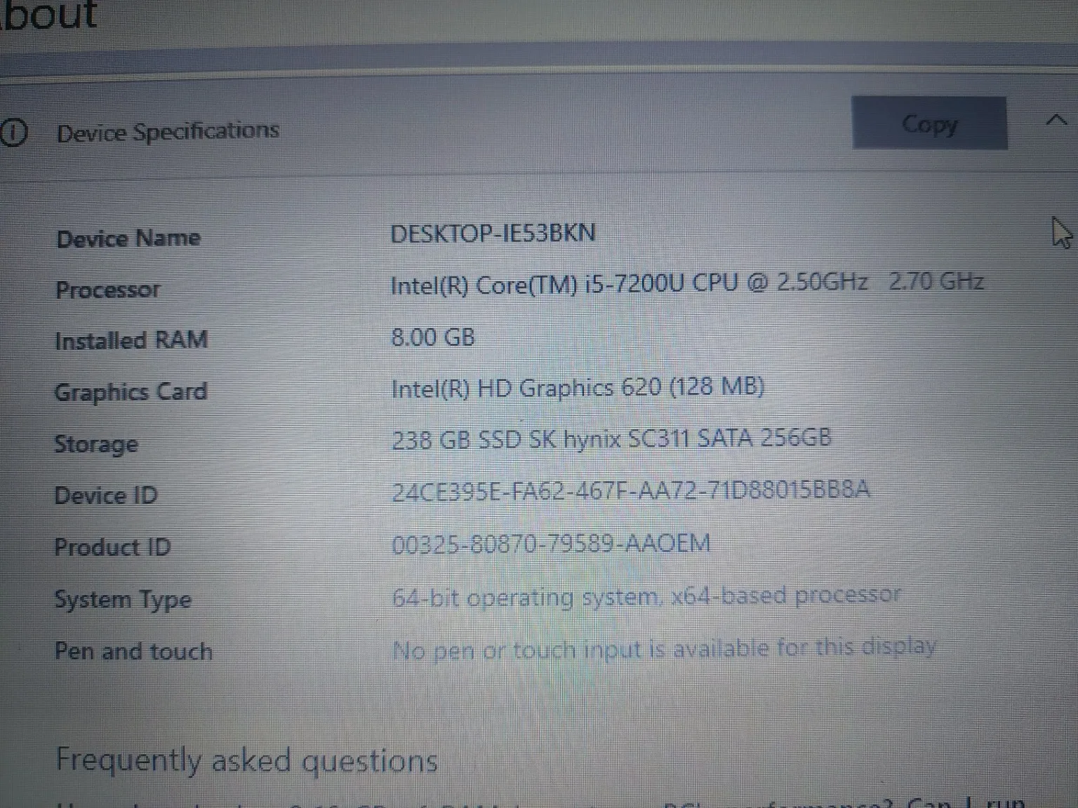 💻 Dell Laptop – Intel i5 | 8GB RAM | 256GB SSD | Ready to Use! image indicator(3)