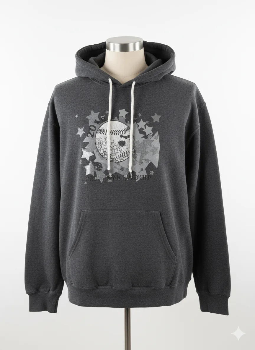 ⚾ Provincial Baseball Hoodie - Gray, Men, Size (L) - Edmonton image indicator(2)