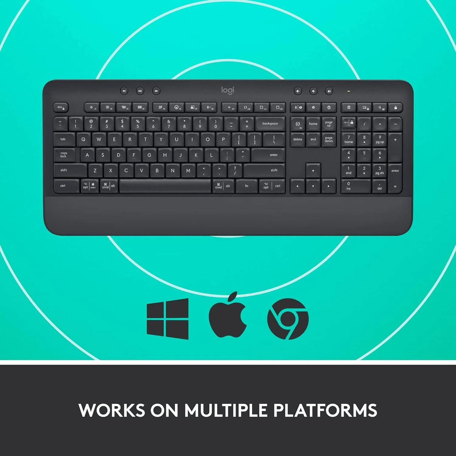 Logitech Signature K650 Wireless Keyboard image indicator(3)