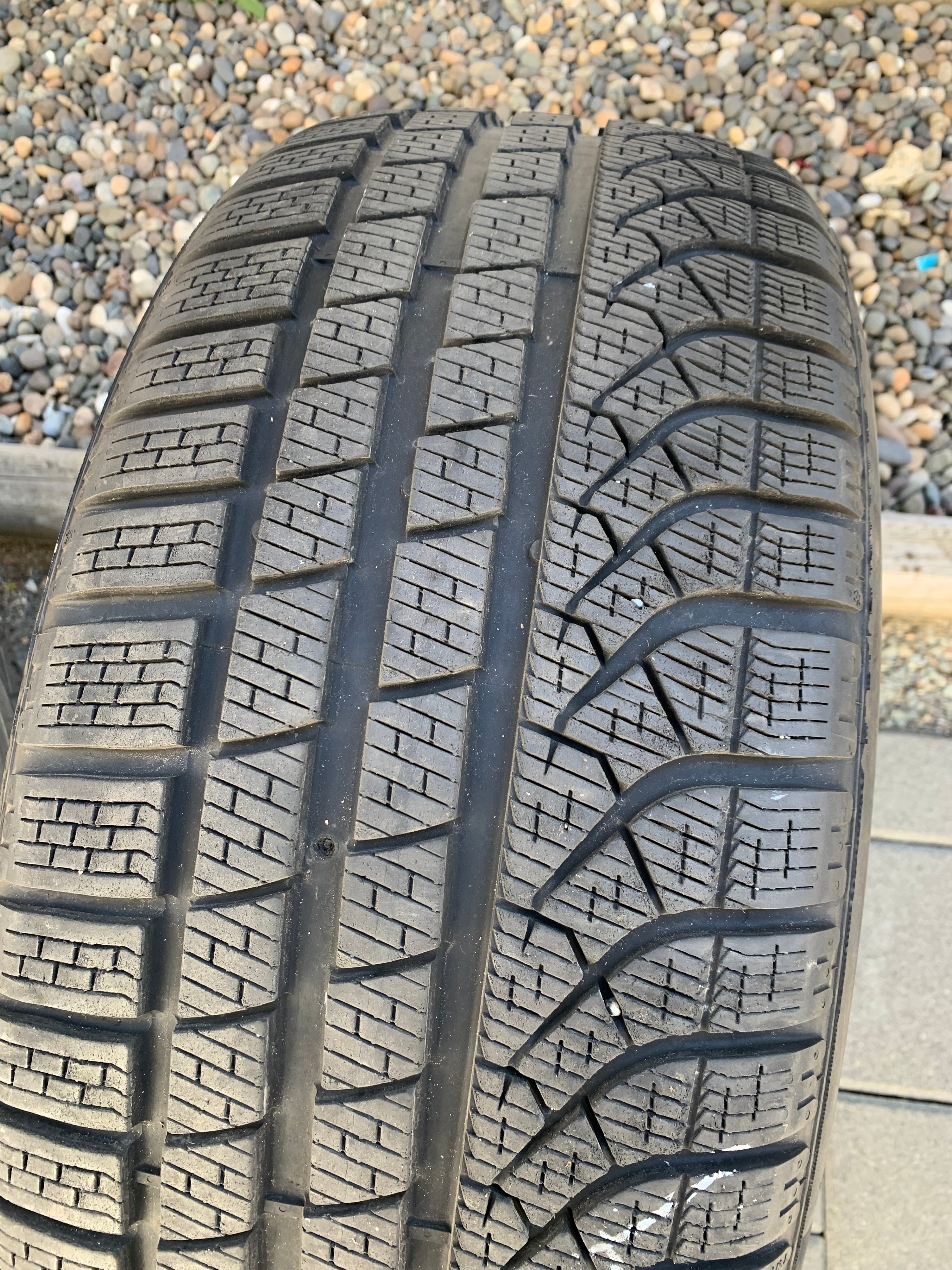 1 X single 245/45/20 Pirelli Pzero Winter NFO Elect w 90% tread