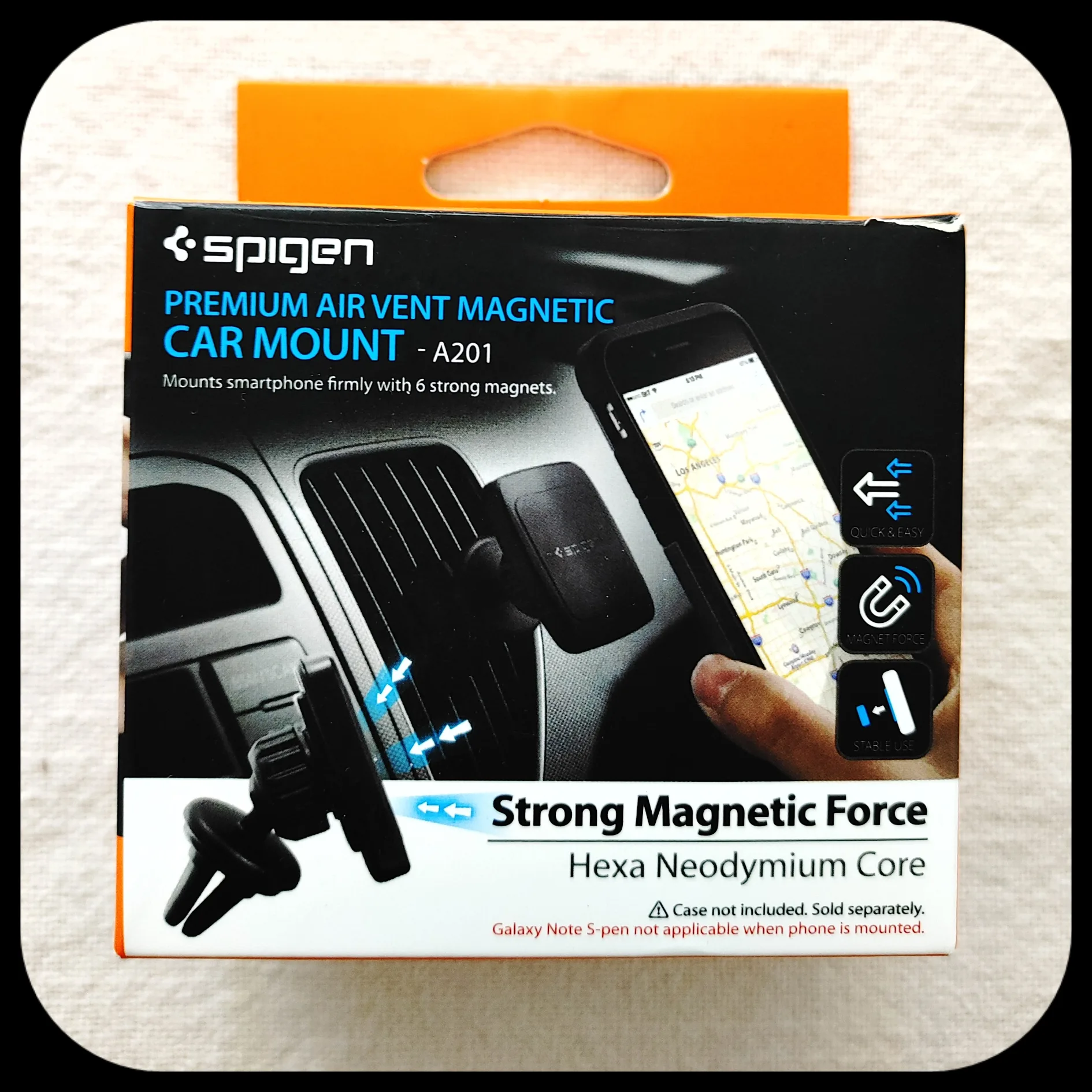 SPIGEN || Air Vent Magnetic Car Mount A201 image indicator(2)