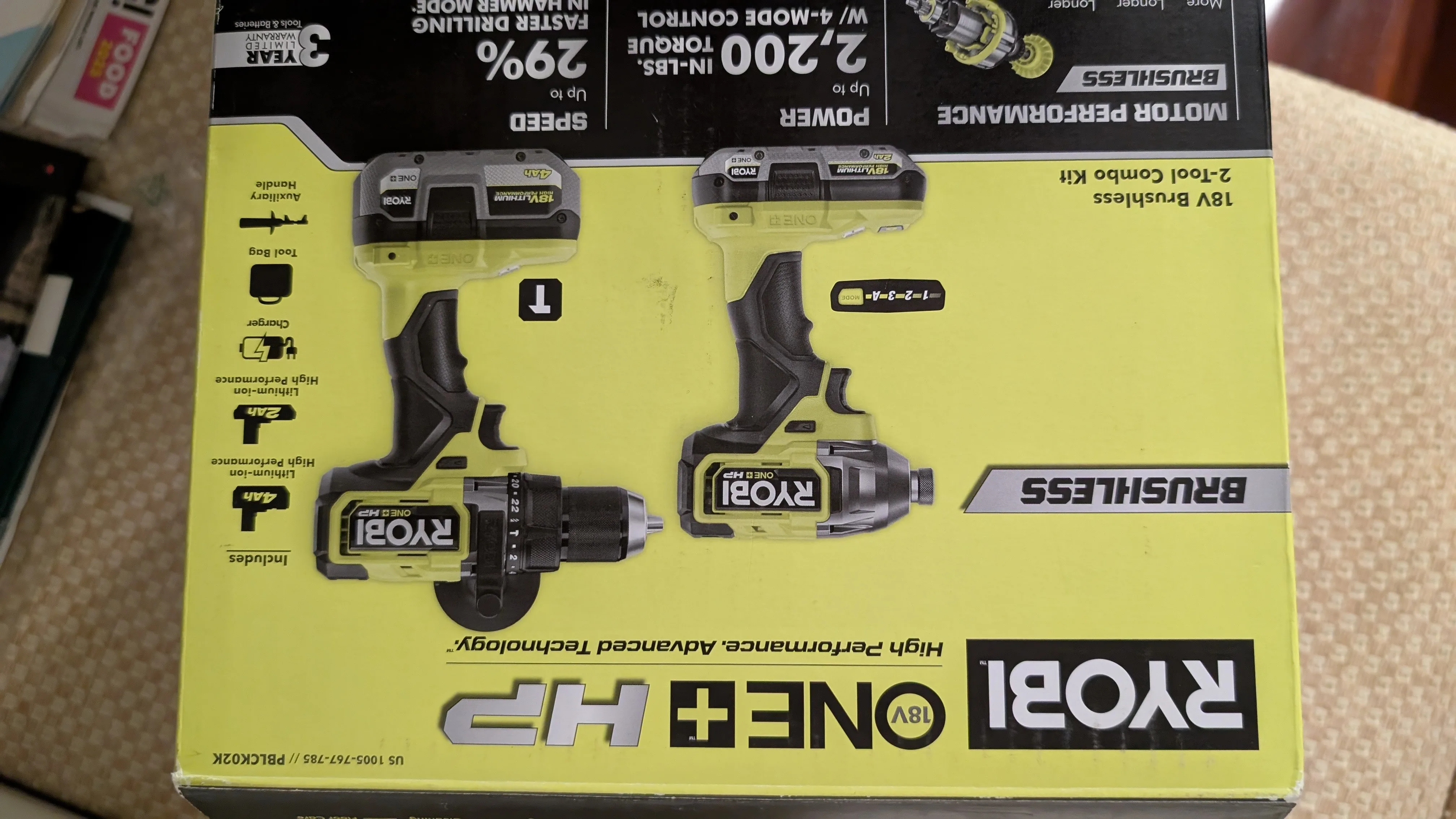 RYOBI 18V ONE+ HP (High Performance) 4 Ah Battery with Charger image indicator(7)