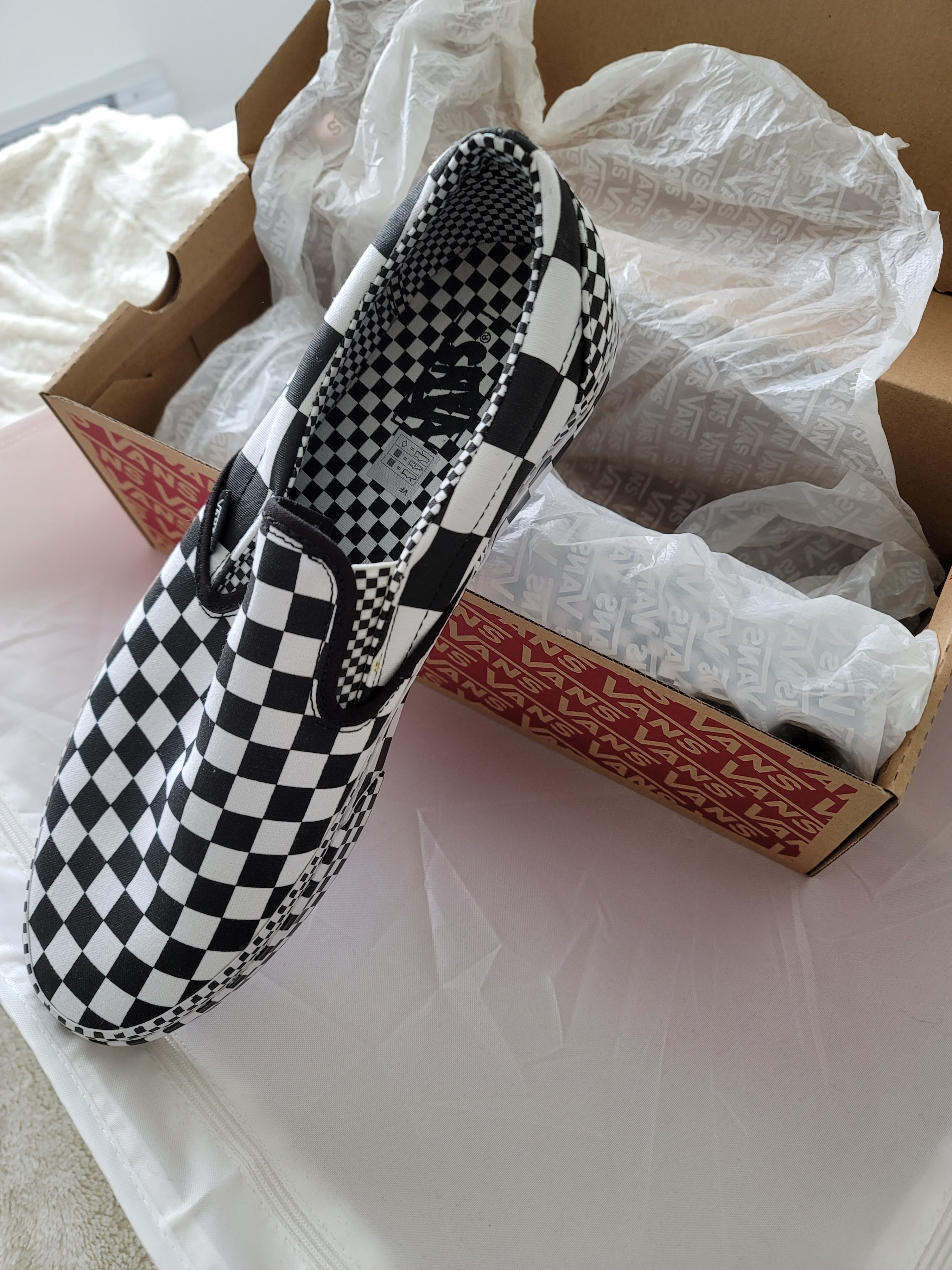 VANS-All Over Checkerboard-Slip-On-Skate Shoe - photo 3