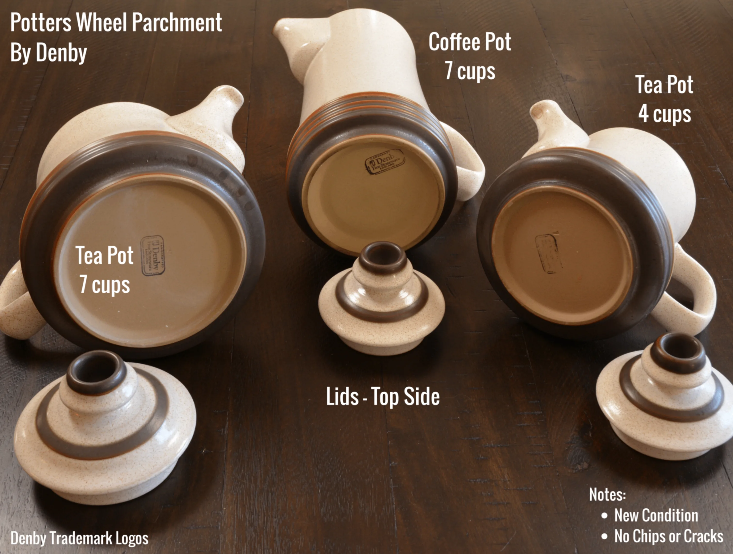 Denby - Potters Wheel Parchment - Coffee Pot | Tea Pots image indicator(2)