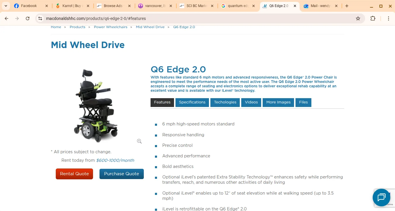 Wheelchair QUANTUM Q6 EDGE 2 image indicator(5)