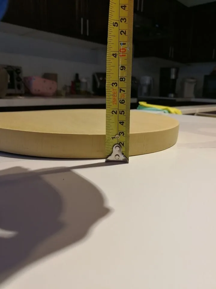 MINT SYNTHETIC RUBBER Heavy Duty 12" Round Cutting Board image indicator(3)