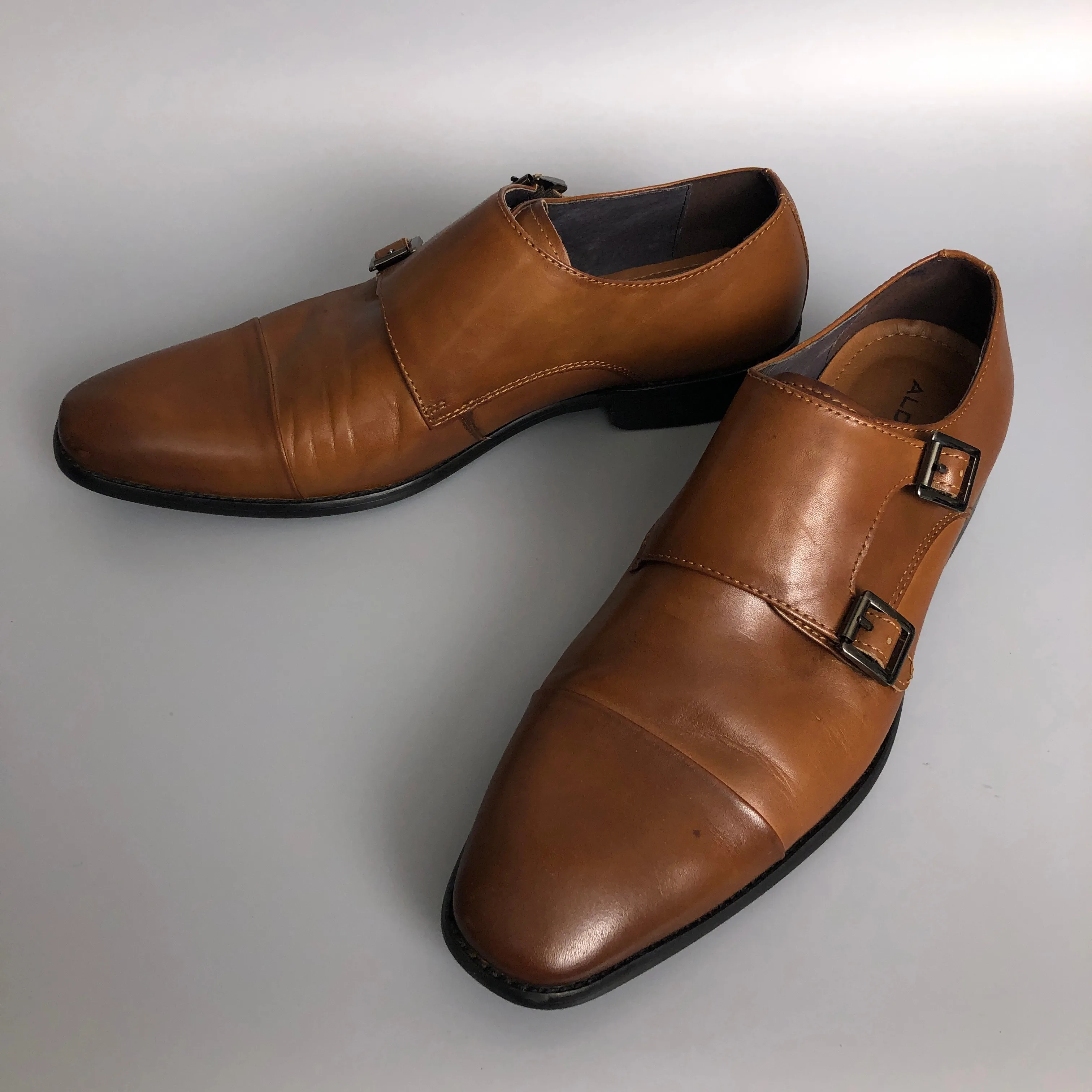 Men's Brown Leather Dress Shoes image indicator(3)
