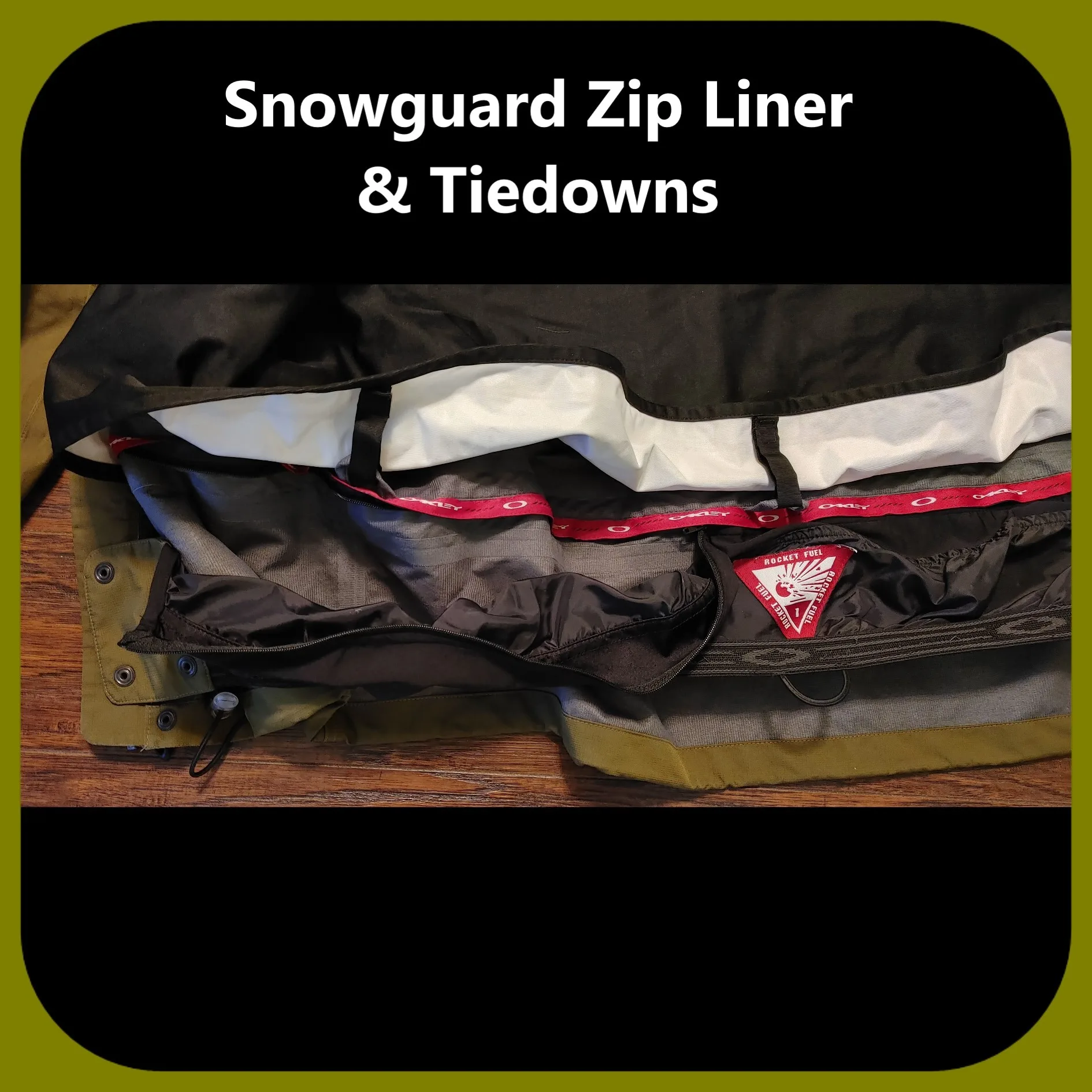 OAKLEY || Mens Rocket Fuel Snowboarding Jacket & Pants (SIZE M) image indicator(6)