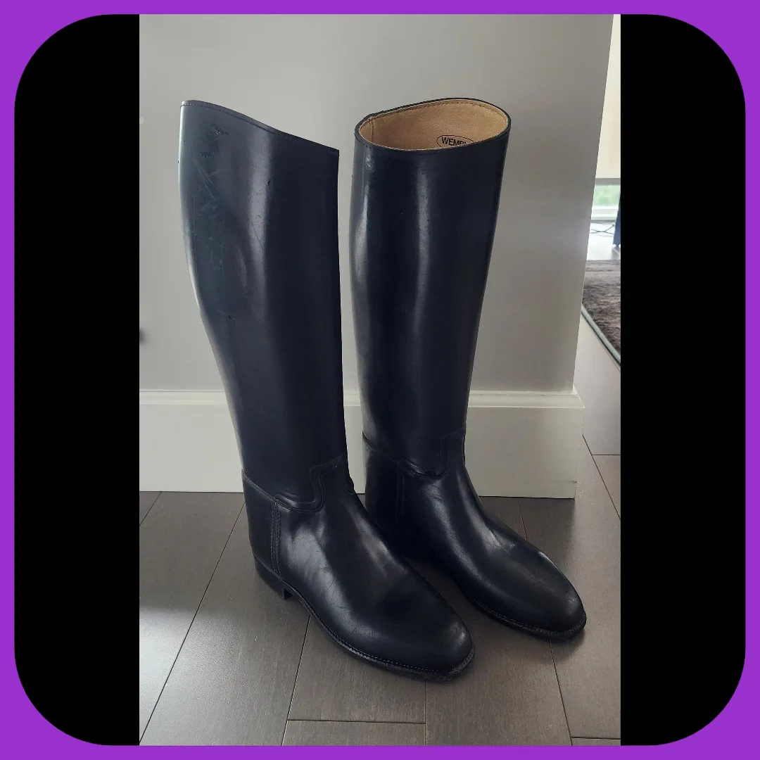 WEMBLEY || Rubber Equestrian Riding Boots (SIZE 38) thumbnail