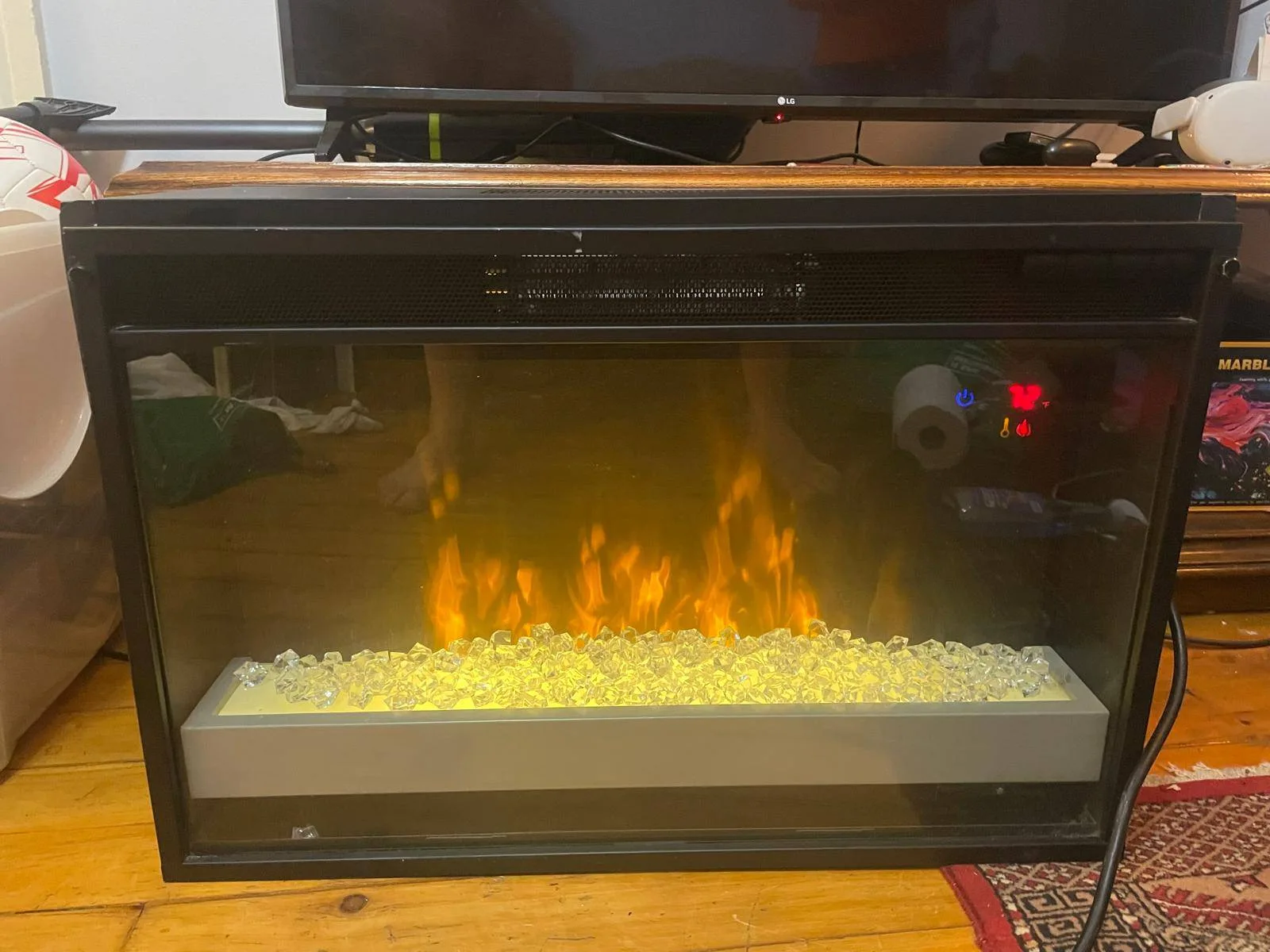 Twin-Star 26” Electric Fireplace Insert – $120