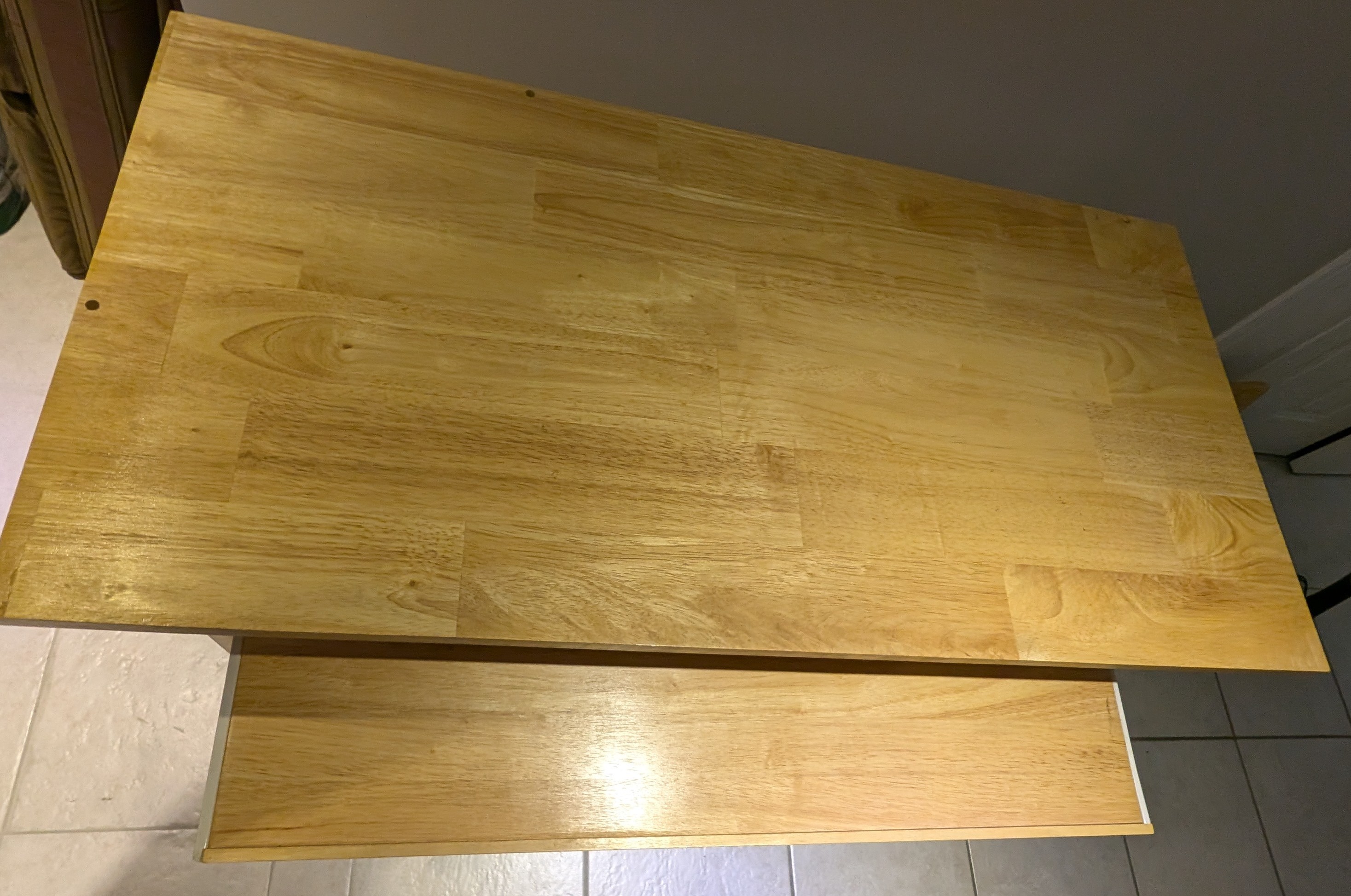 IKEA Foldable Compute Table with Keyboard Tray and Monitor Shelf - photo 2