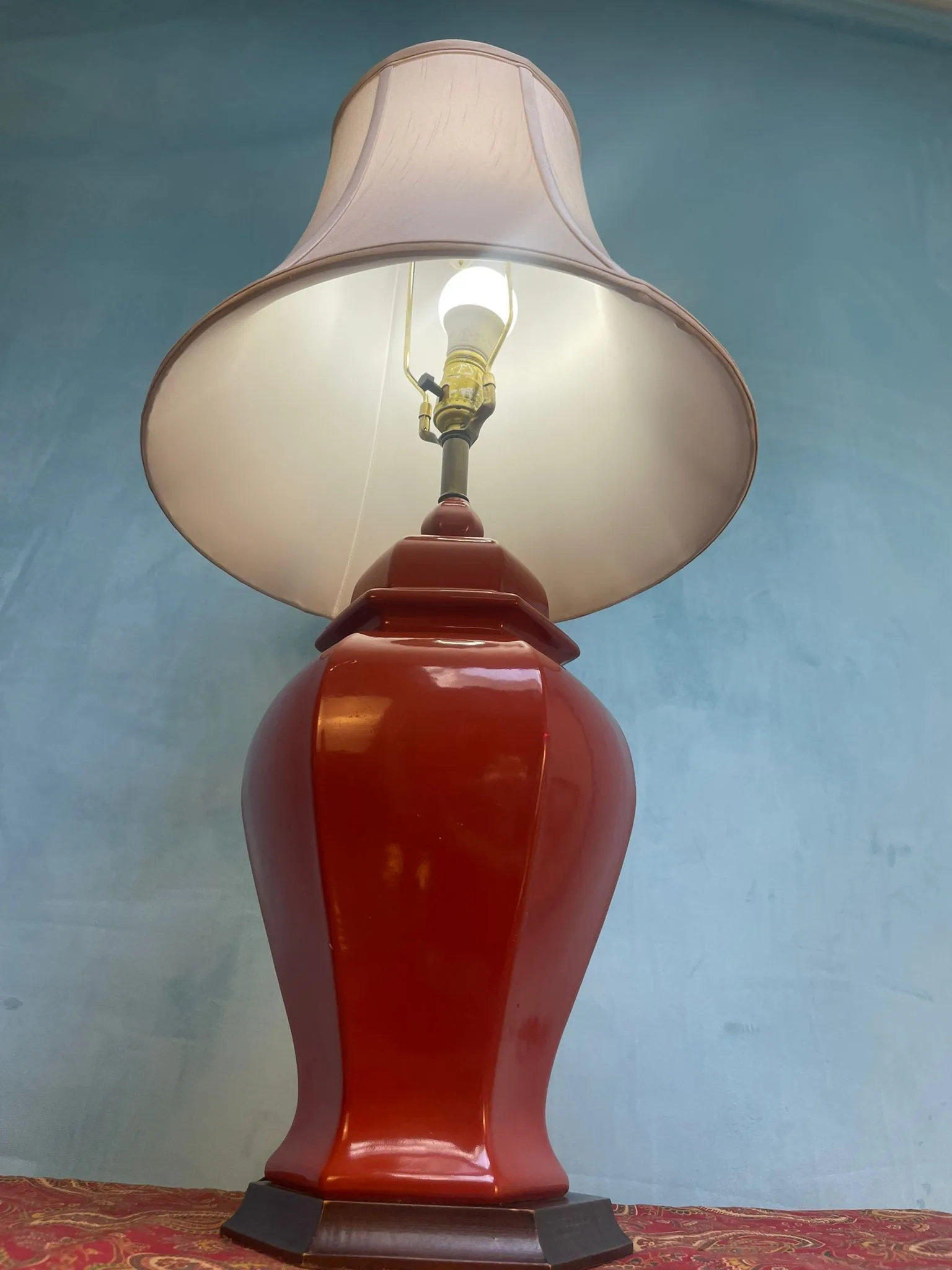 Red Table Lamp – $15 image indicator(2)