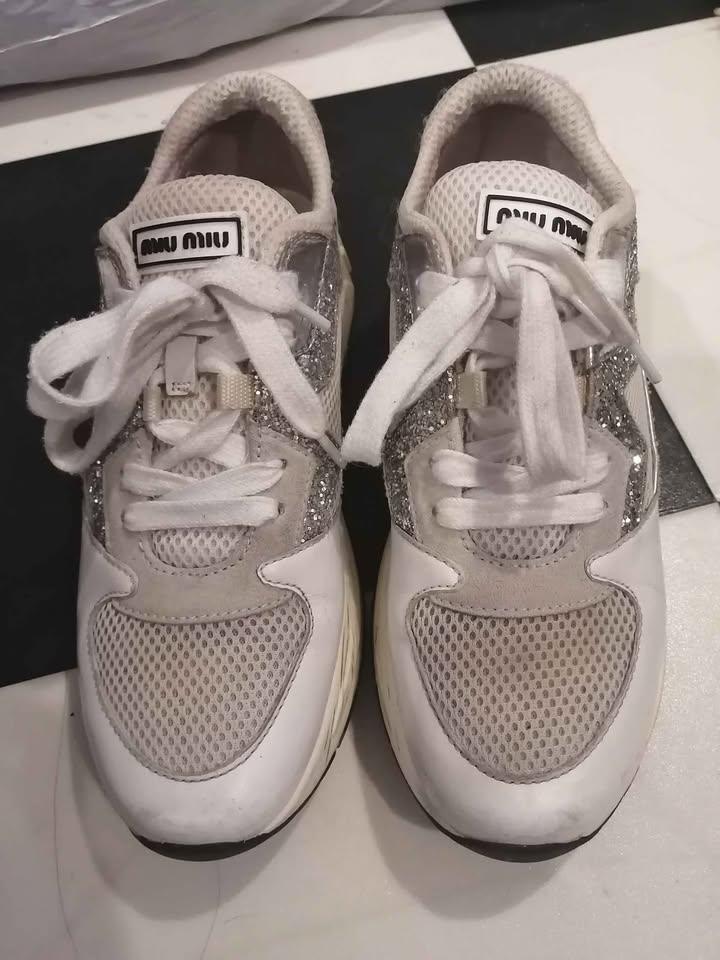 Miu miu white sneakers - photo 4