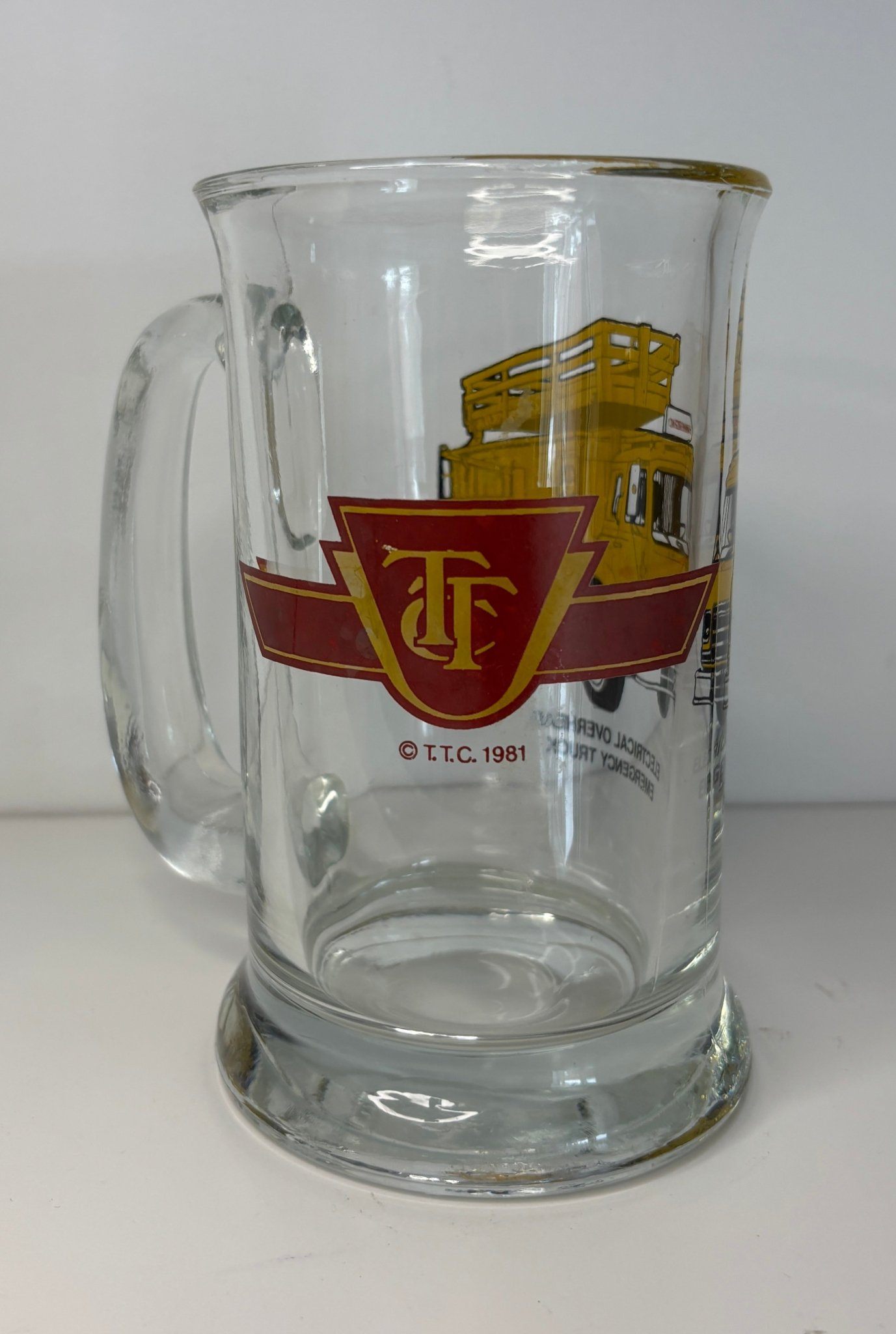 Vintage Toronto Transit Commission Emergency Truck Beer Stein - photo 2