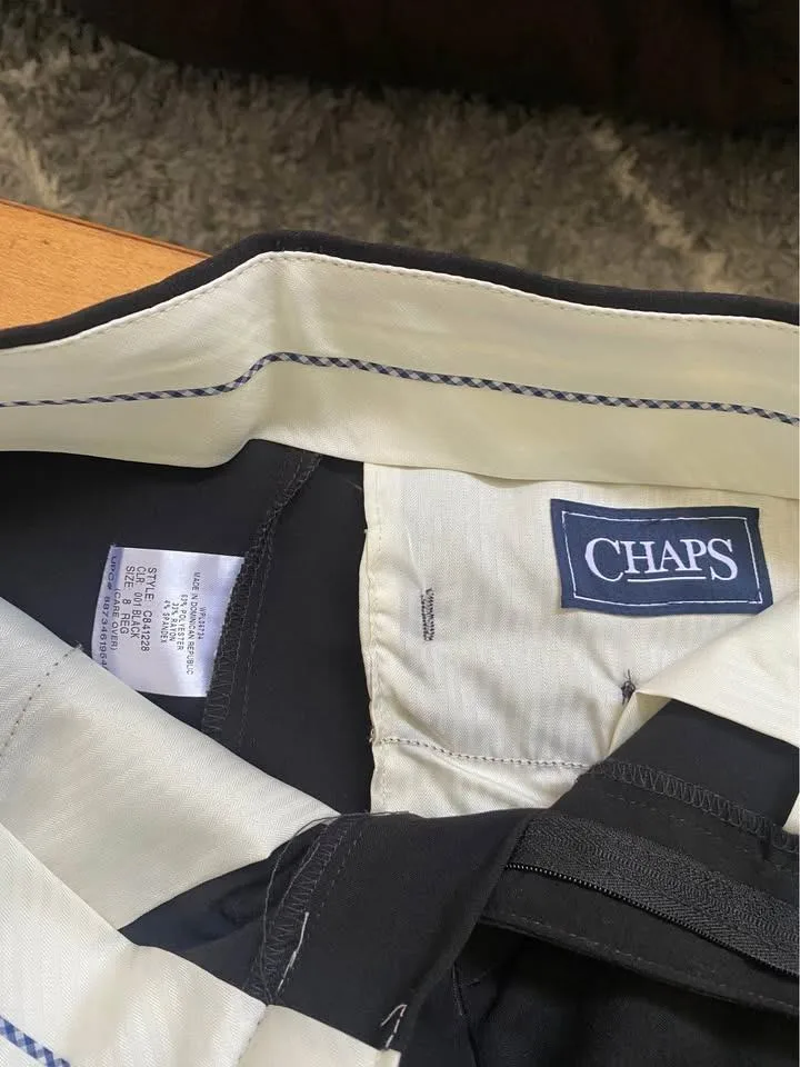 Boy's CHAPS Pants and Reversible Vest Size 8 image indicator(4)