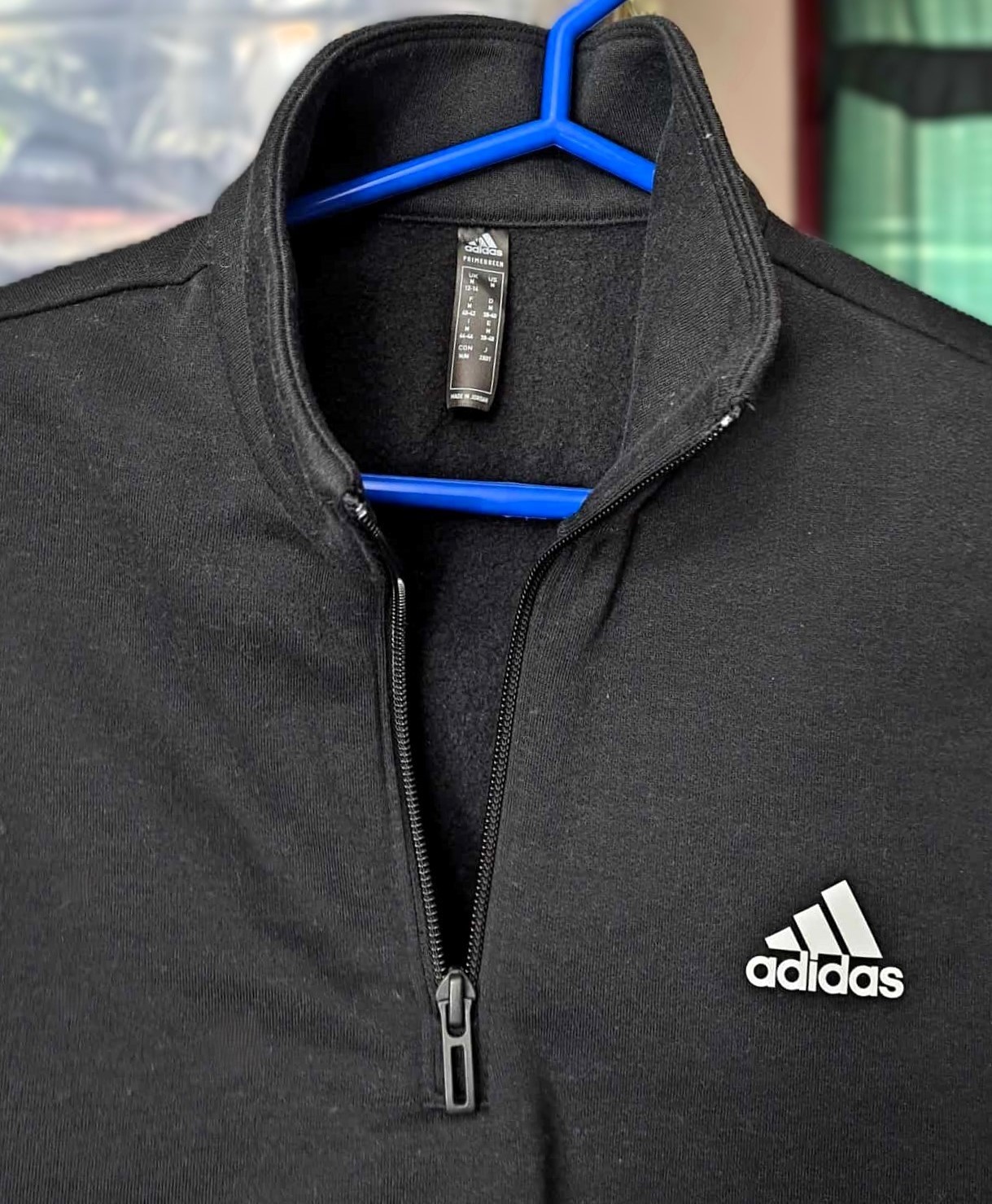 Adidas Cropped Quarter Zip Sweatshirt Made in Jordan - photo 2