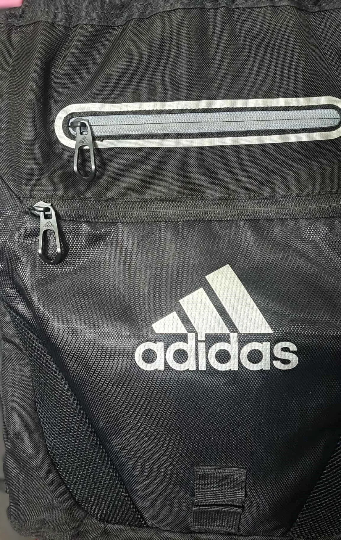 Genuine Adidas Bold 3-stripe brand and Logo Sack pack Gym Bag image indicator(2)