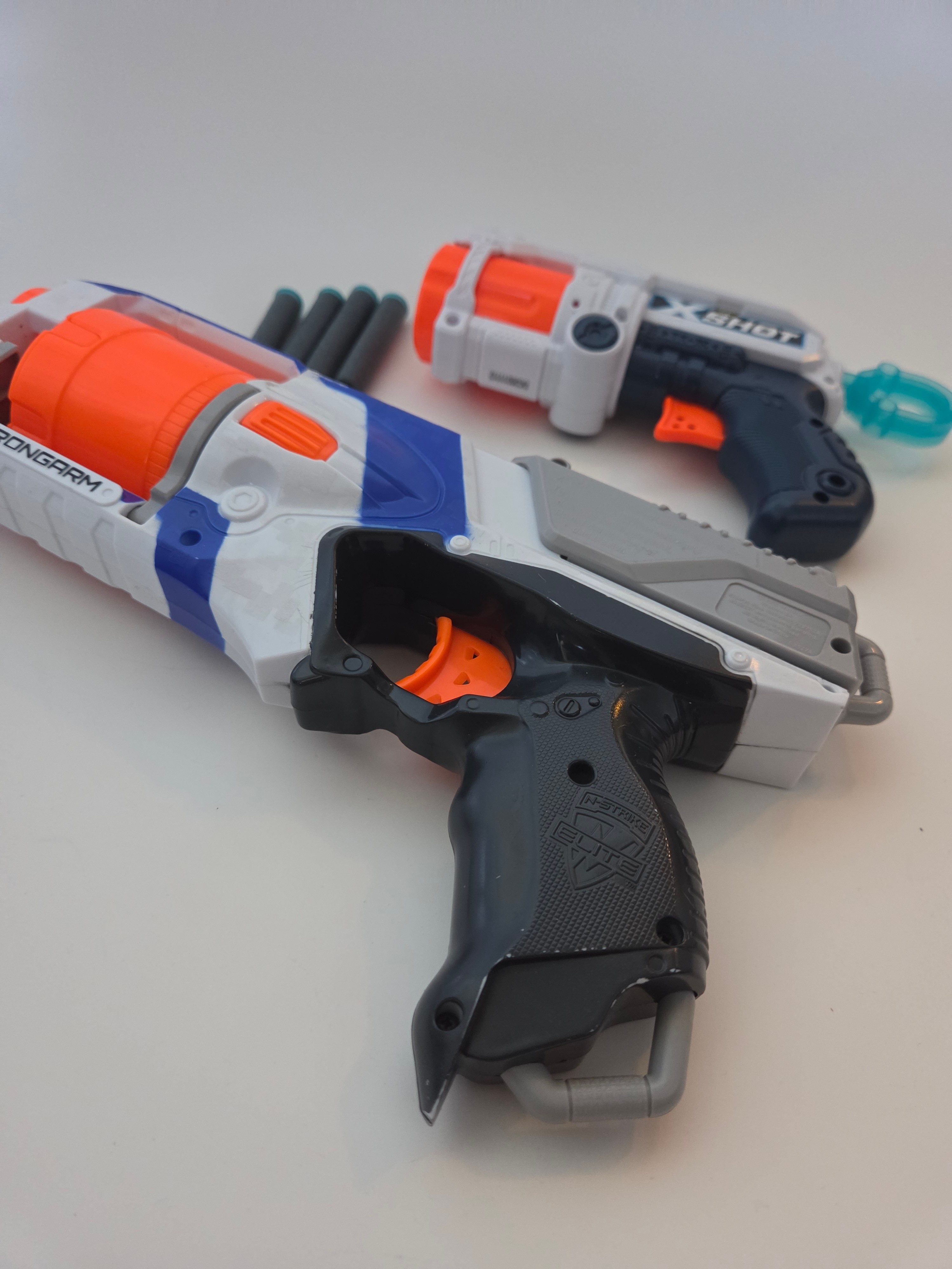 Nerf Strongarm + X-Shot Fury 4 set with darts - photo 2