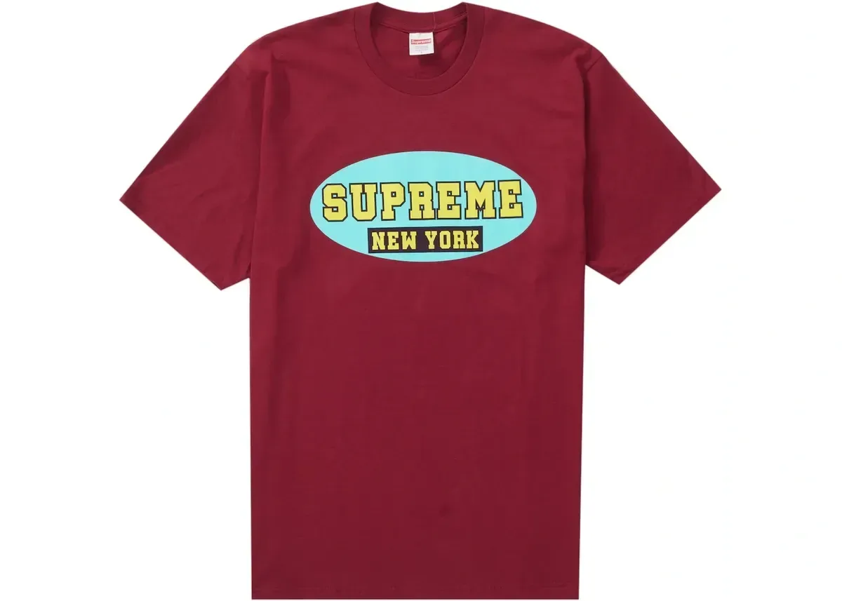 Supreme New York Tee (SS23) Cardinal - Size Large thumbnail