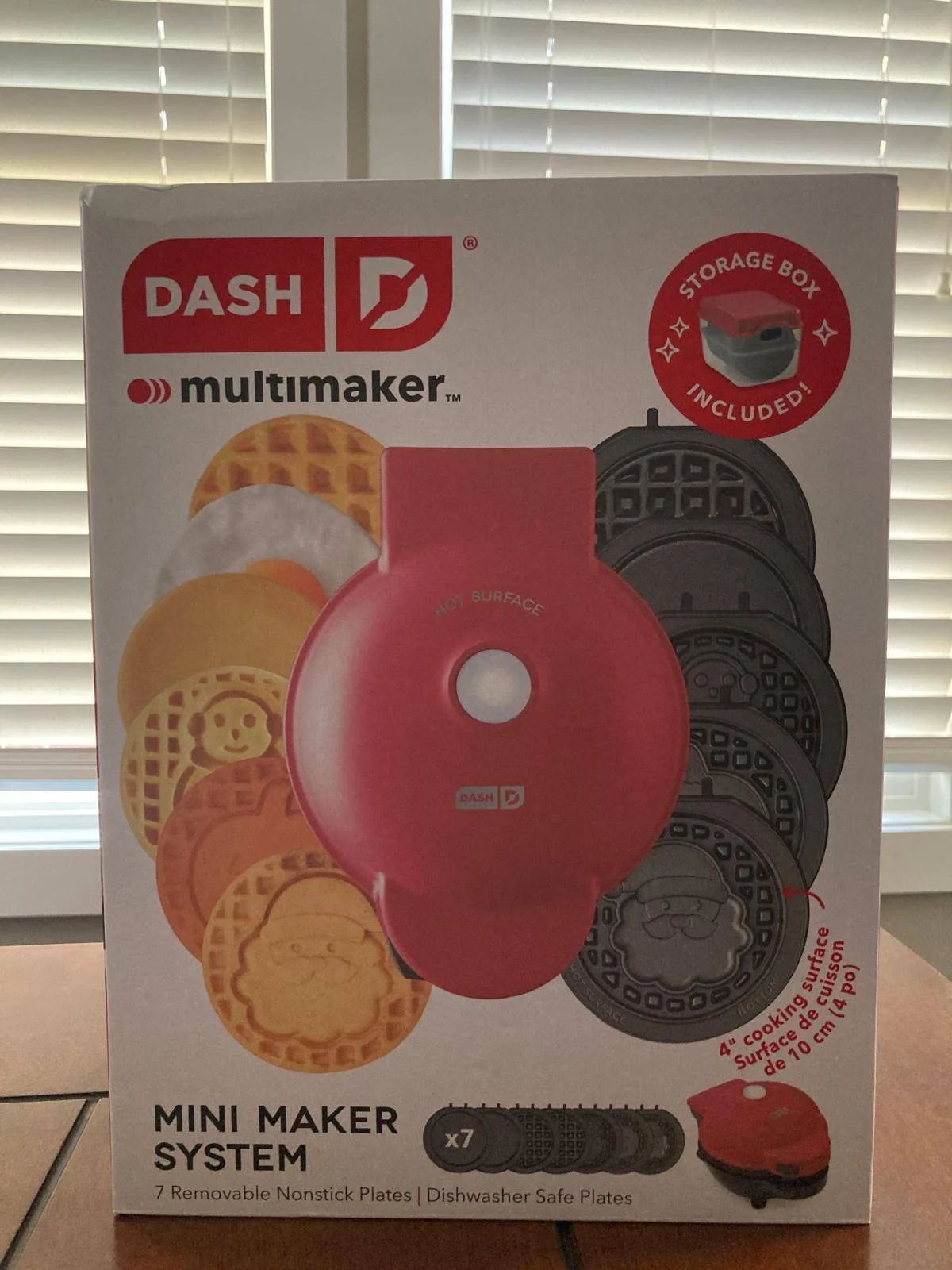 Dash MultiMaker Mini Waffle System – 7 Plates+Storage Case thumbnail