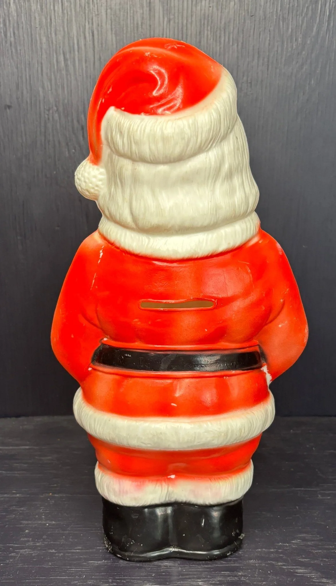 Vintage Blow Mold Santa Claus Piggy Bank image indicator(2)