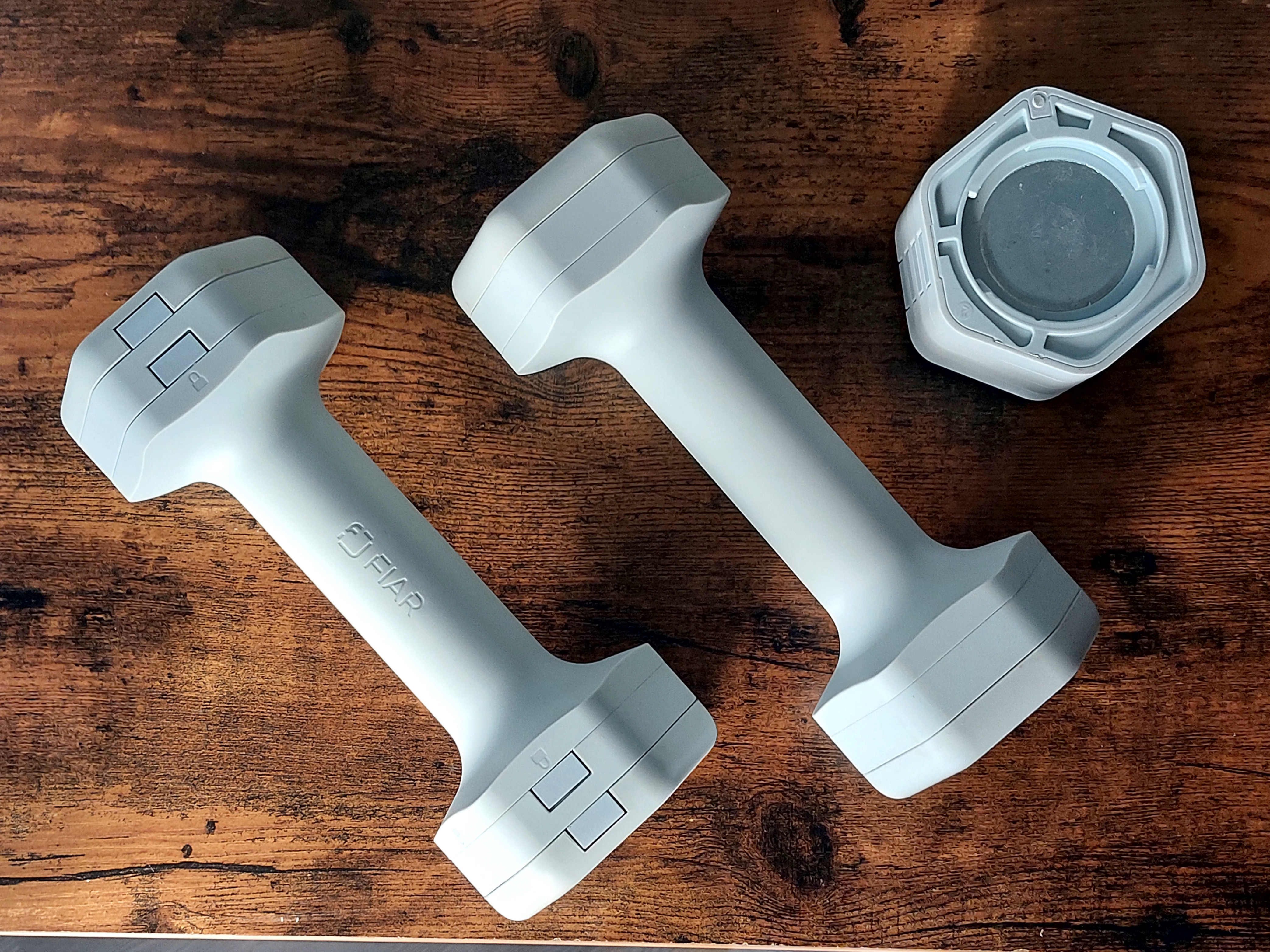 Set of Two Adjustable 2-5lb Dumbbells - photo 3