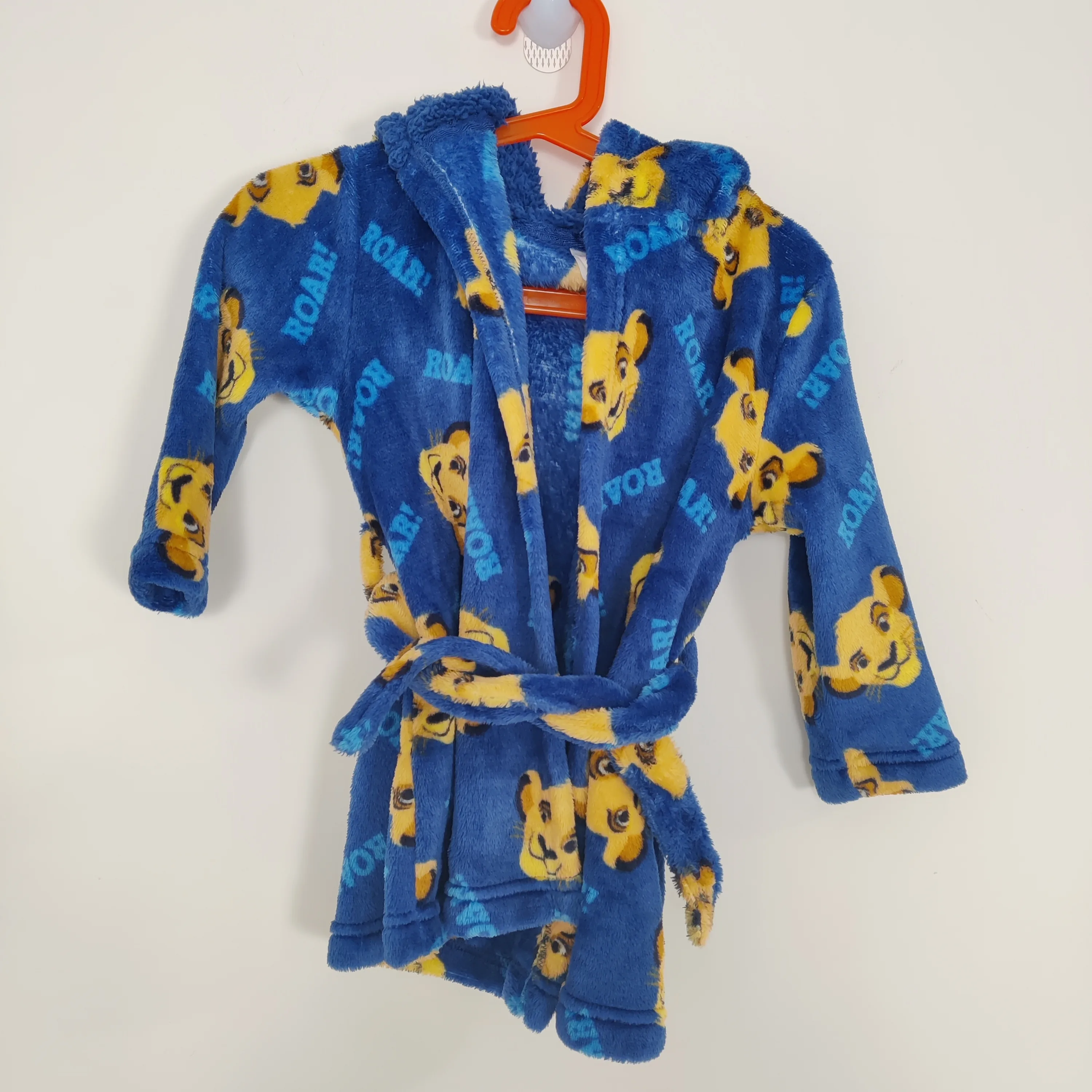 Disney Lion King Sherpa Robe Kid's Size 2T Unisex thumbnail