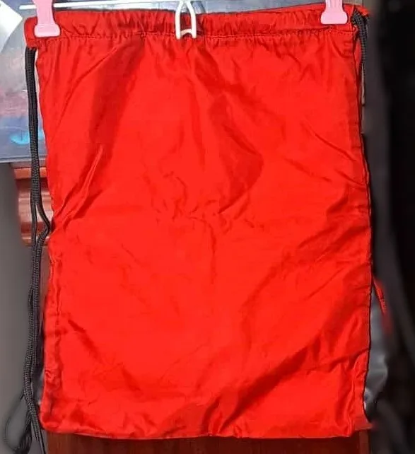 Nike Genuine Brand Sack pack Gym Bag Red Nylon image indicator(3)