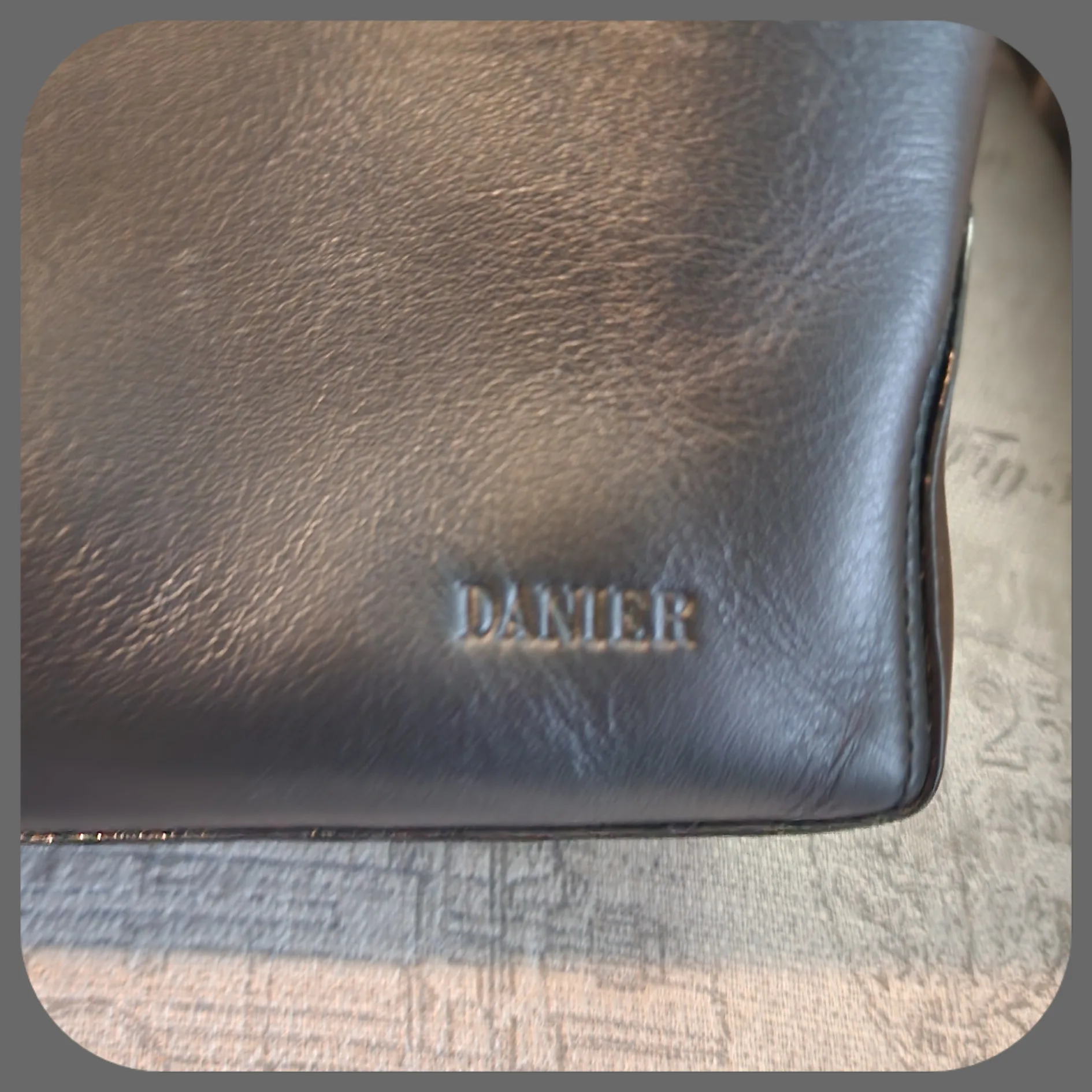 DANIER || Black Leather Bucket Purse image indicator(6)