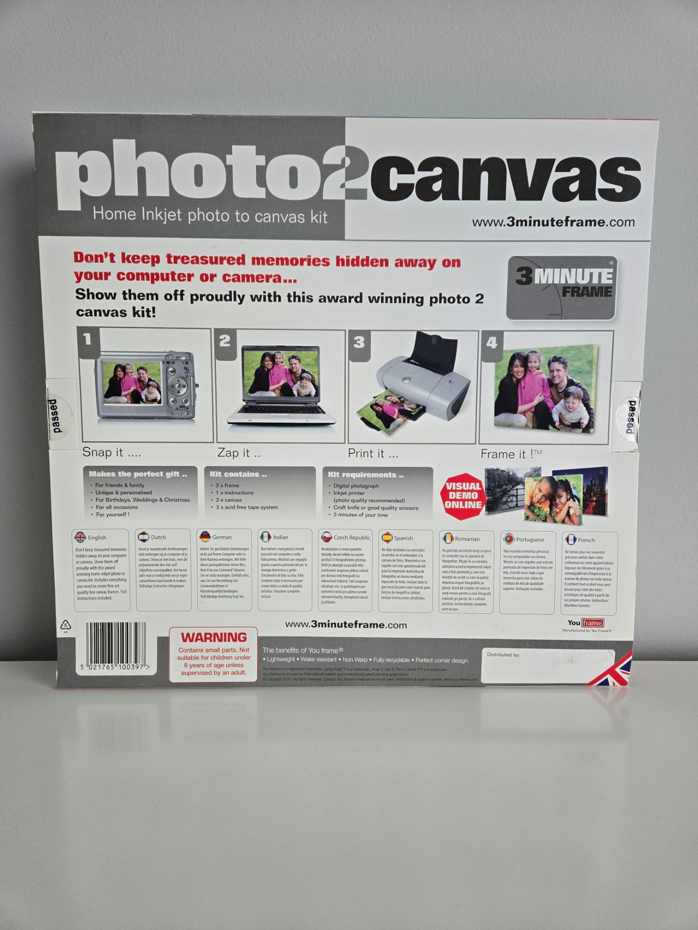Home Inkjet Photo to Canvas Kits - photo2canvas - photo 2