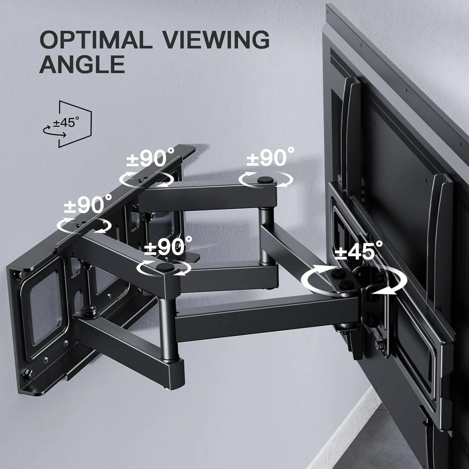 Full Motion TV Wall Mount for 26-65 inch TVs up to 99lbs image indicator(2)