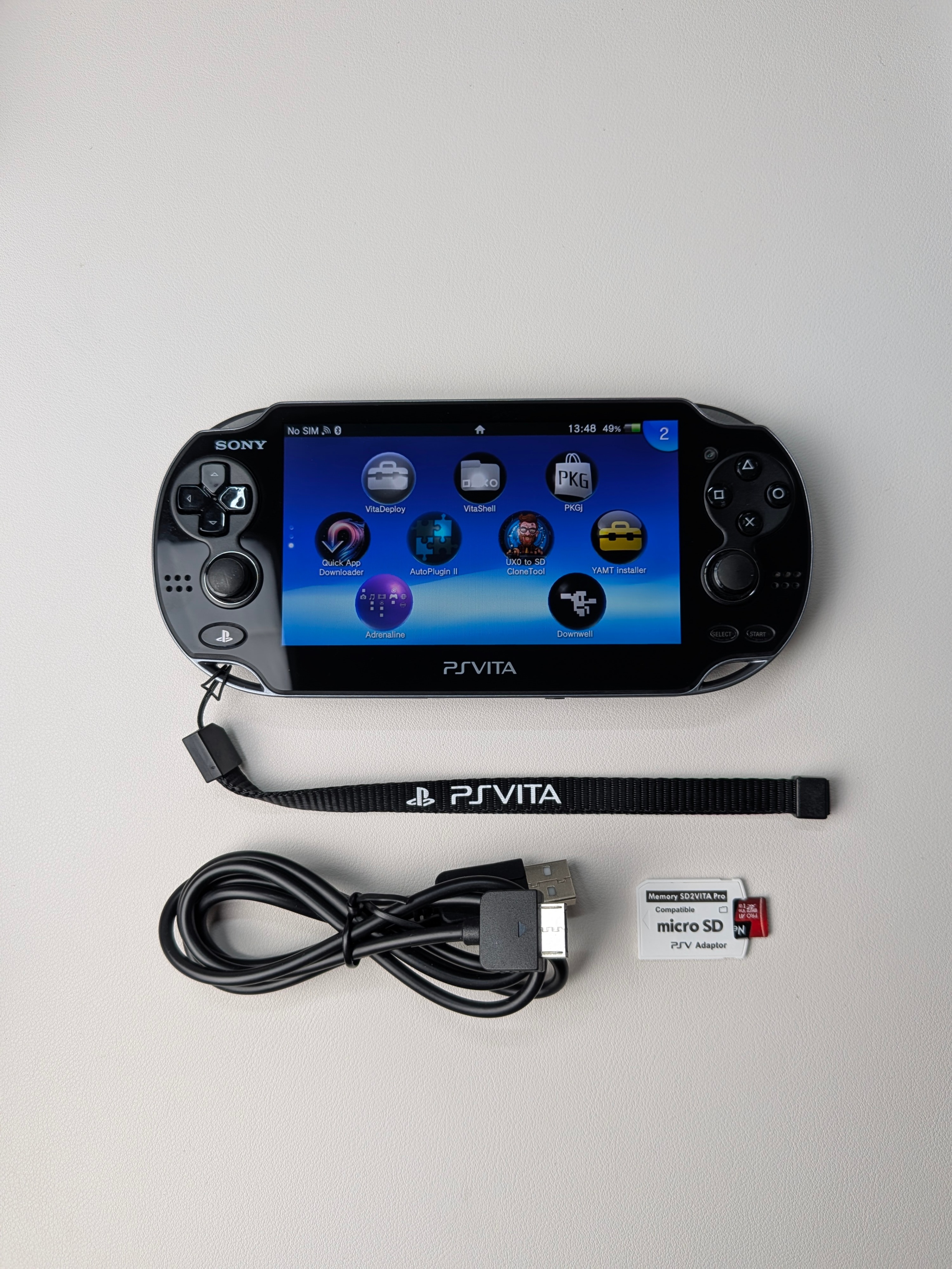 Sony PS Vita 1000 Black Modded Mint