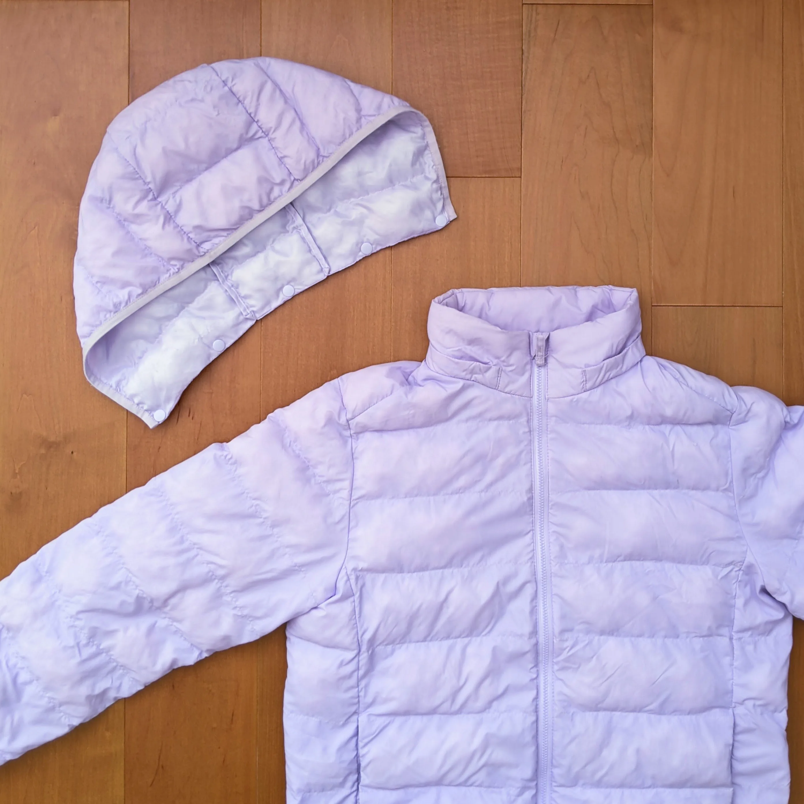 Uniqlo Pufftech Washable Parka Jacket Coat Size Kids 11-12 image indicator(3)