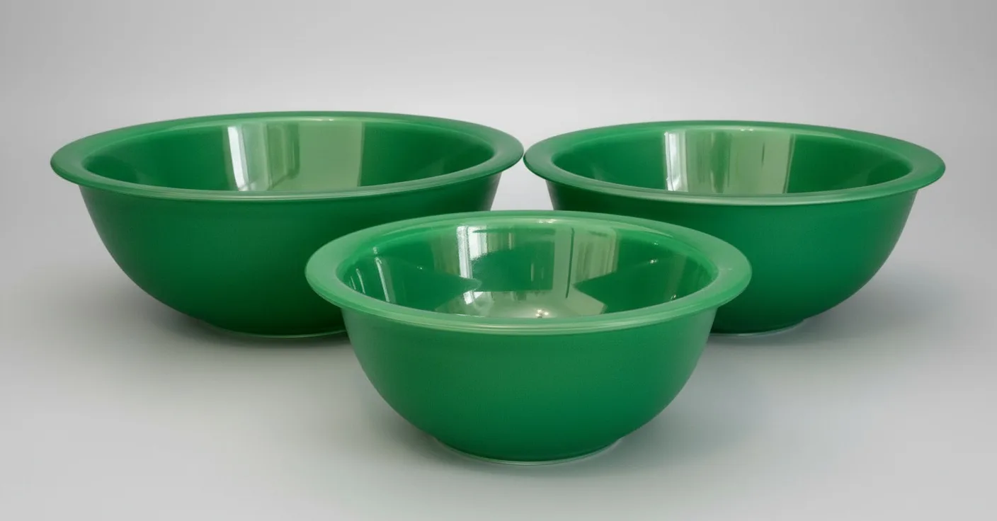 Pyrex Green Nesting Mixing Bowl Set thumbnail