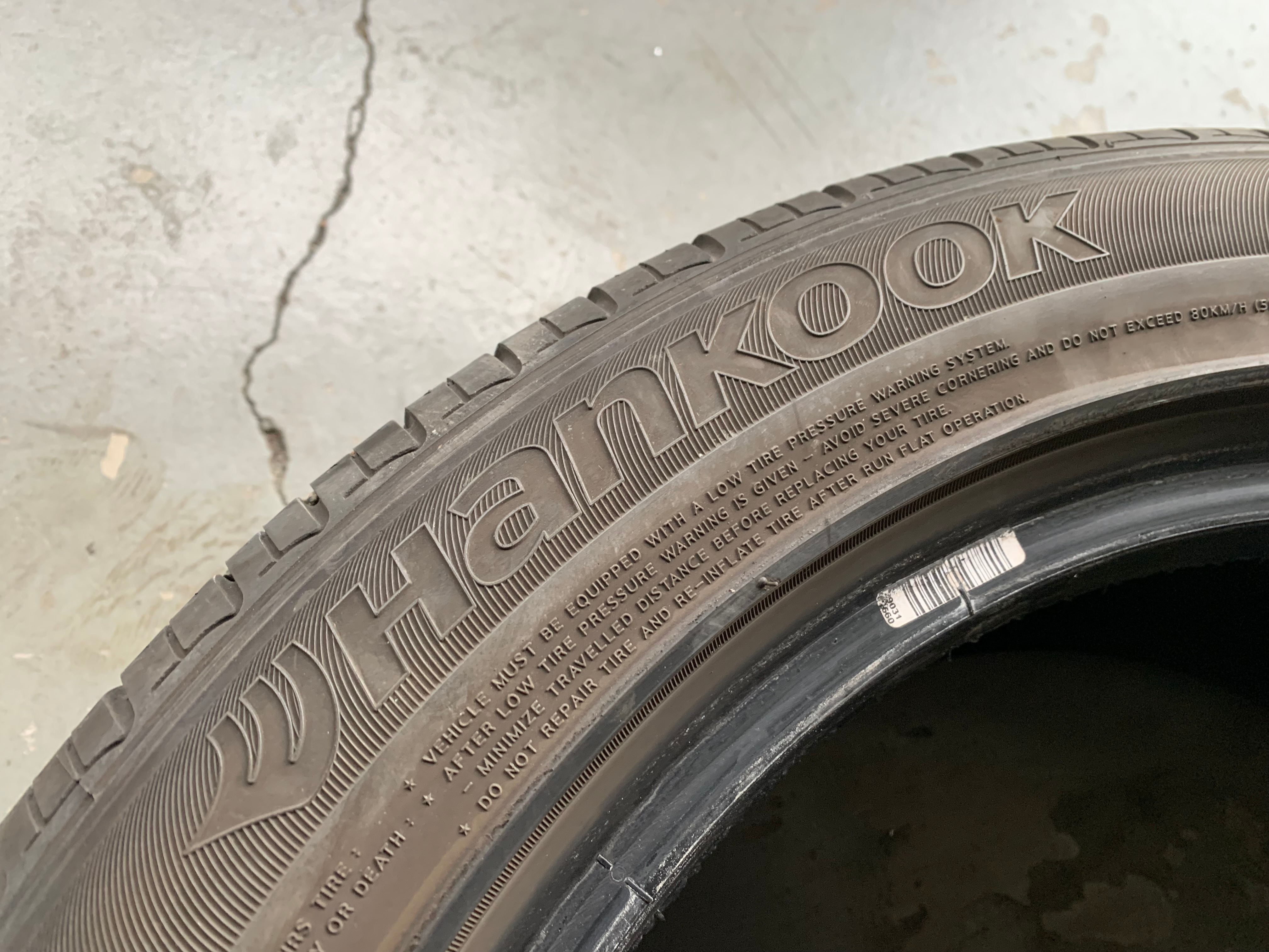 1 X single 195/55/16 M+S Hankook Optimo H426 RFT with 70% tread - photo 5