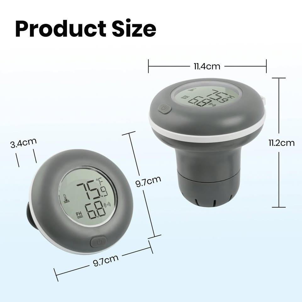 Mainstays 2-in-1 Multi-Function Wireless Pool Thermometer - photo 3