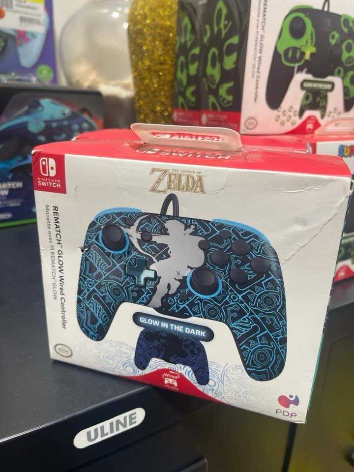 PDP REMATCH GLOW Wired Controller: Sheikah Shoot For Nintendo Sw - photo 2