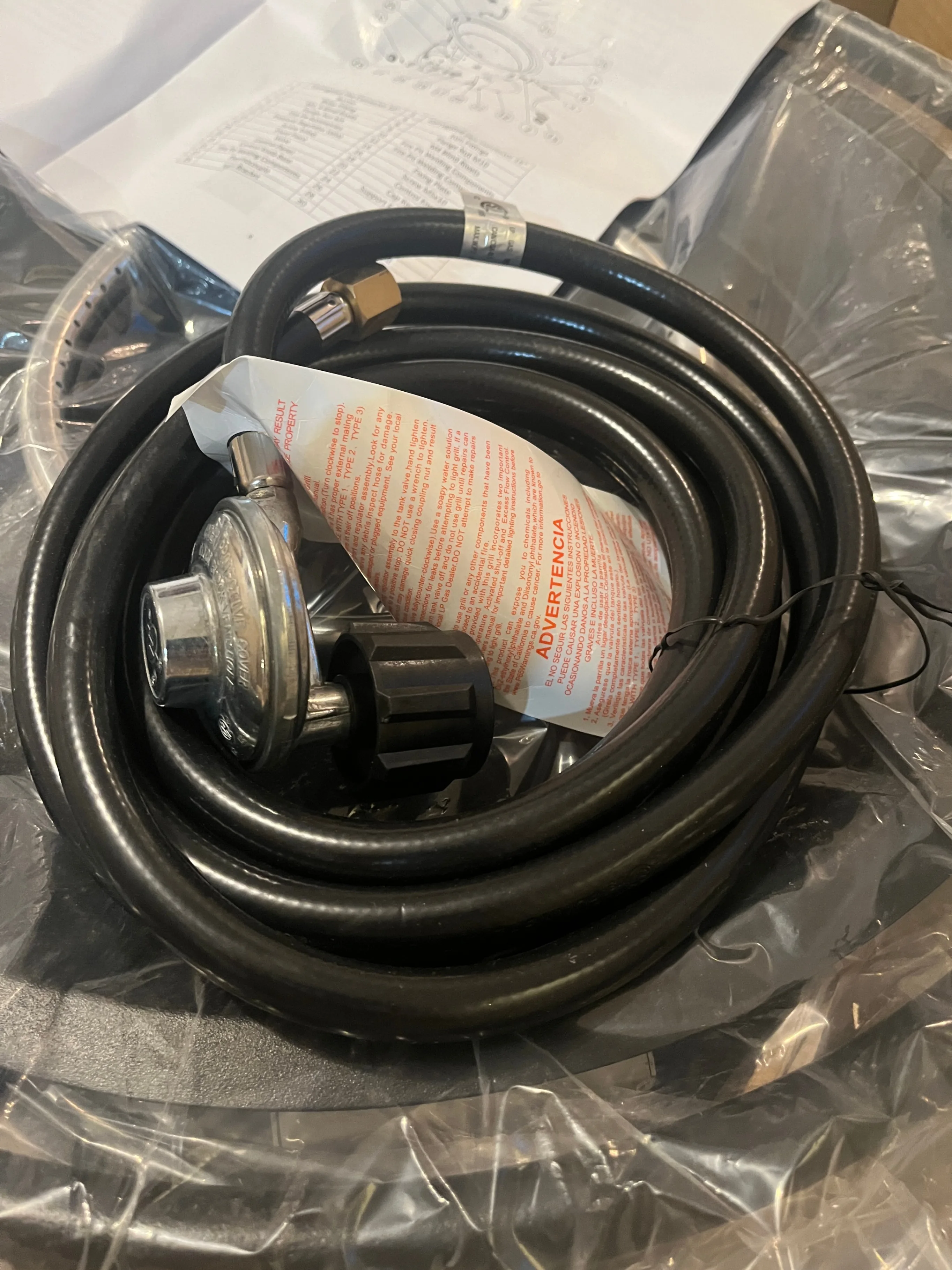 🔥 22" Portable Propane Fire Pit with Hose & Lava Rocks image indicator(10)