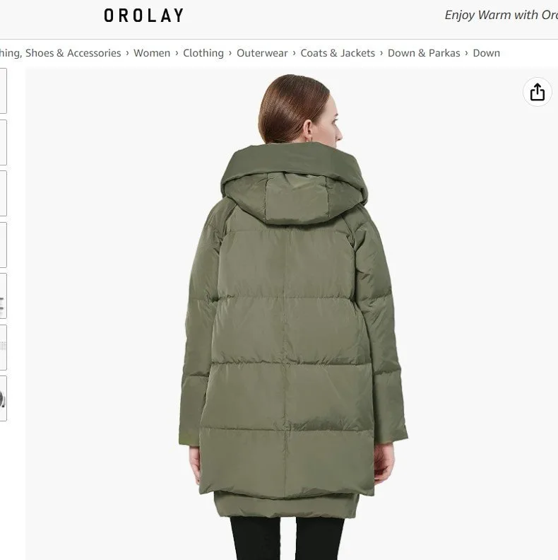 Orolay Women's Thickened Down Jacket - XS image indicator(7)