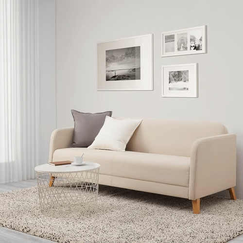LINANÄS Sofa, Vissle beige - photo 3