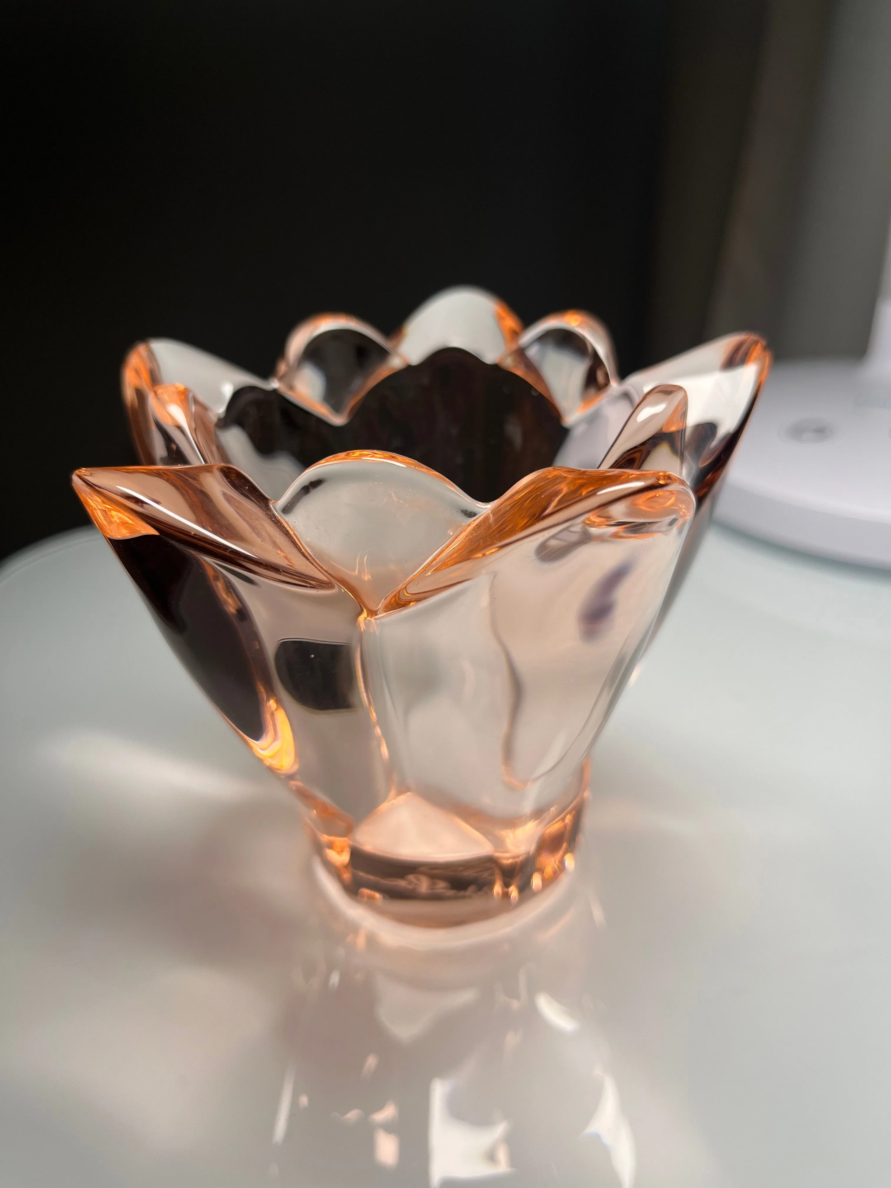 Homegaard Reflections Sunrise Candle Holder - Rose Colour image indicator(3)