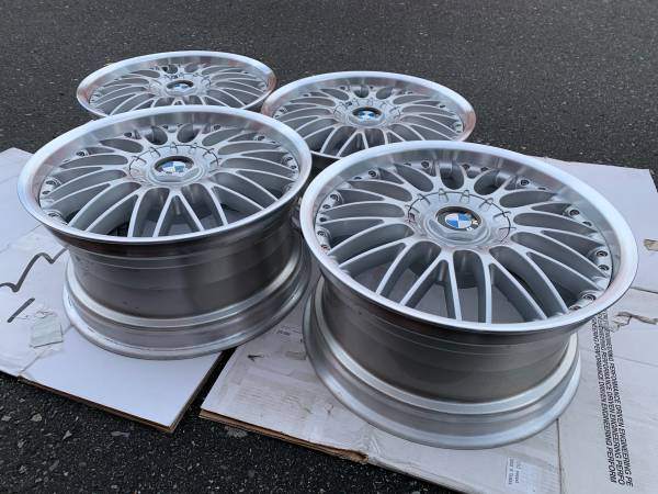 Set of OEM BMW 101M 2 Piece BBS 19" E60 rims in showroom cond - photo 5