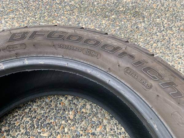 1 X single 255/50/20 BFG Advantage T/A Sport LT with 80% tread - photo 5