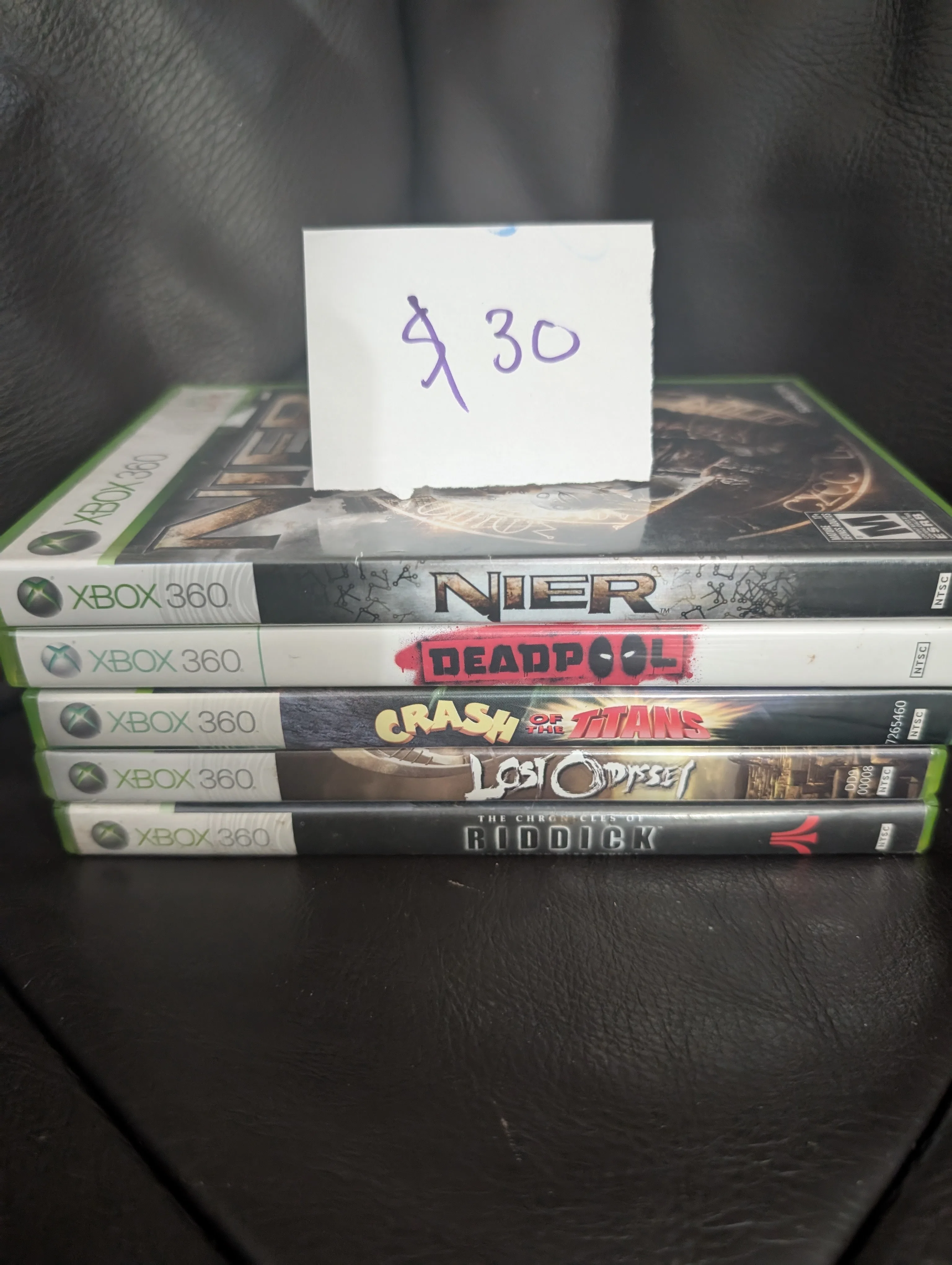 XBox 360 Games - As Priced or as Lot image indicator(5)