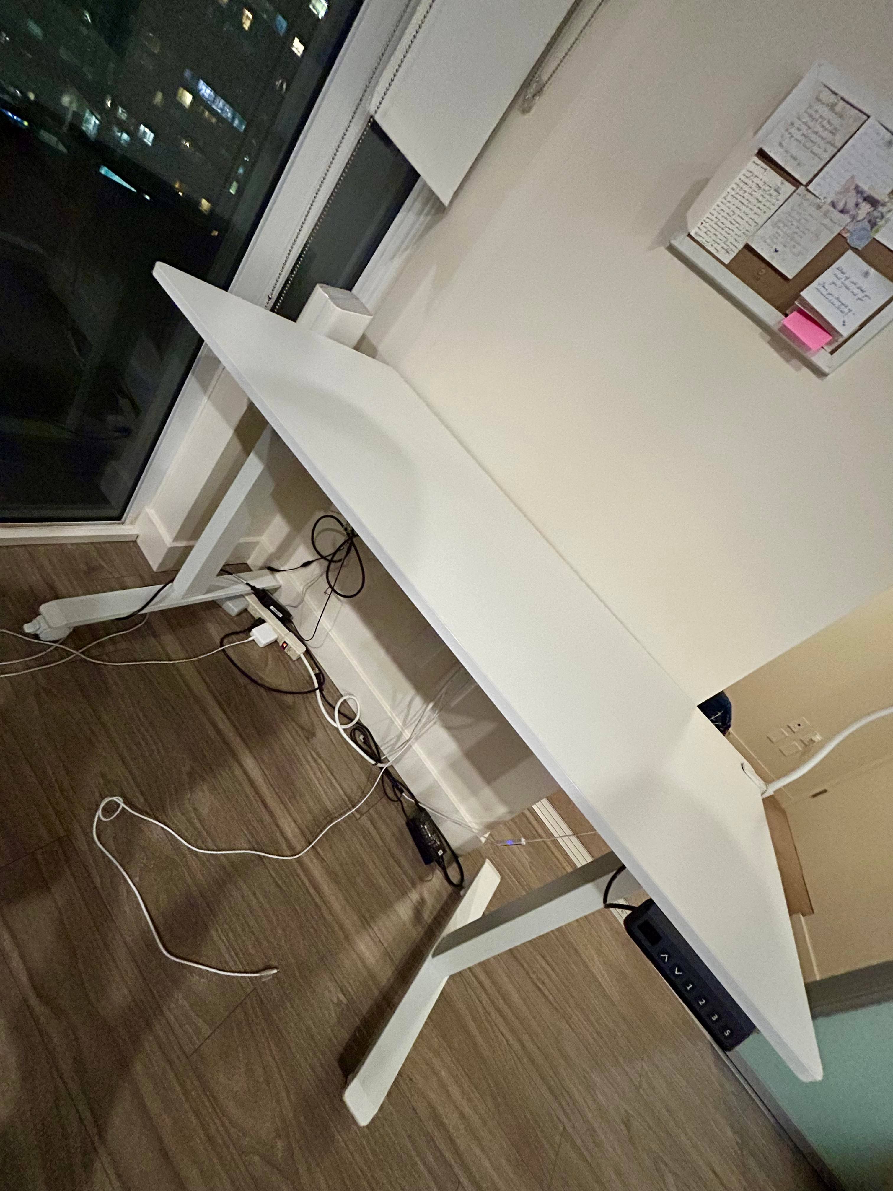 Move-Out Sale | ODK Electric Standing Desk – 48x24” (White) - photo 2